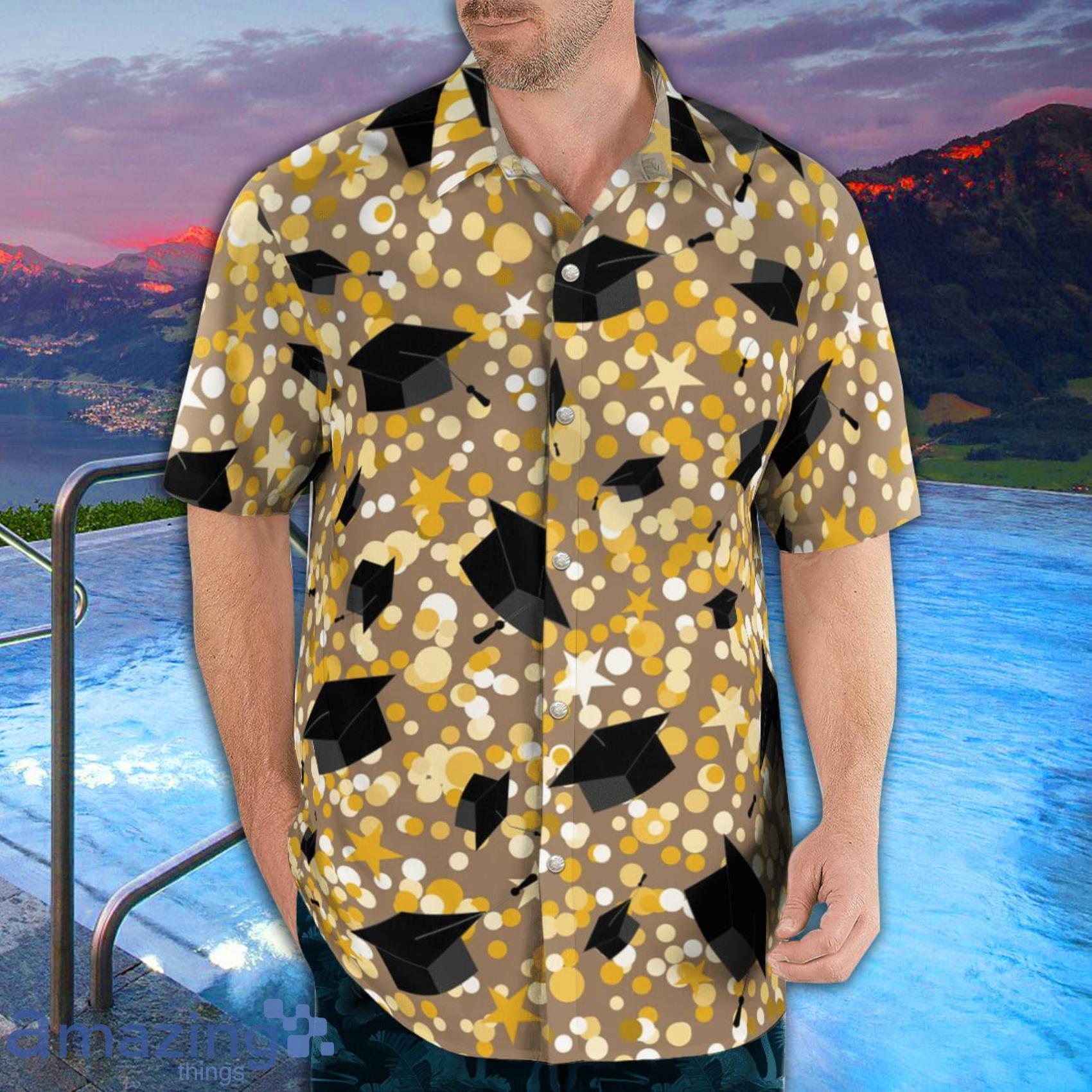Graduation 4 Tropical Style Hawaiian Shirt image Graduation 4 Tropical Style Hawaiian Shirt Product Photo 3