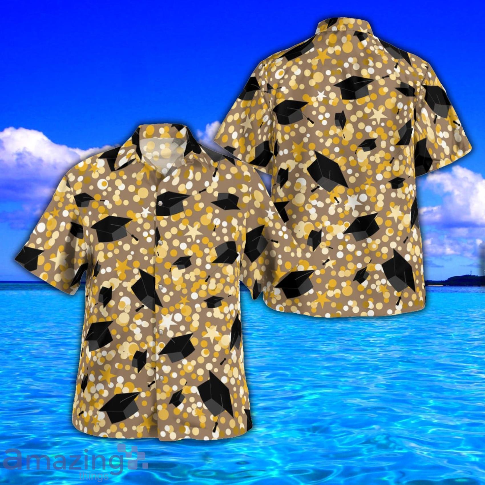 Graduation 4 Tropical Style Hawaiian Shirt Product Photo 1 Graduation 4 Tropical Style Hawaiian Shirt Product Photo 1