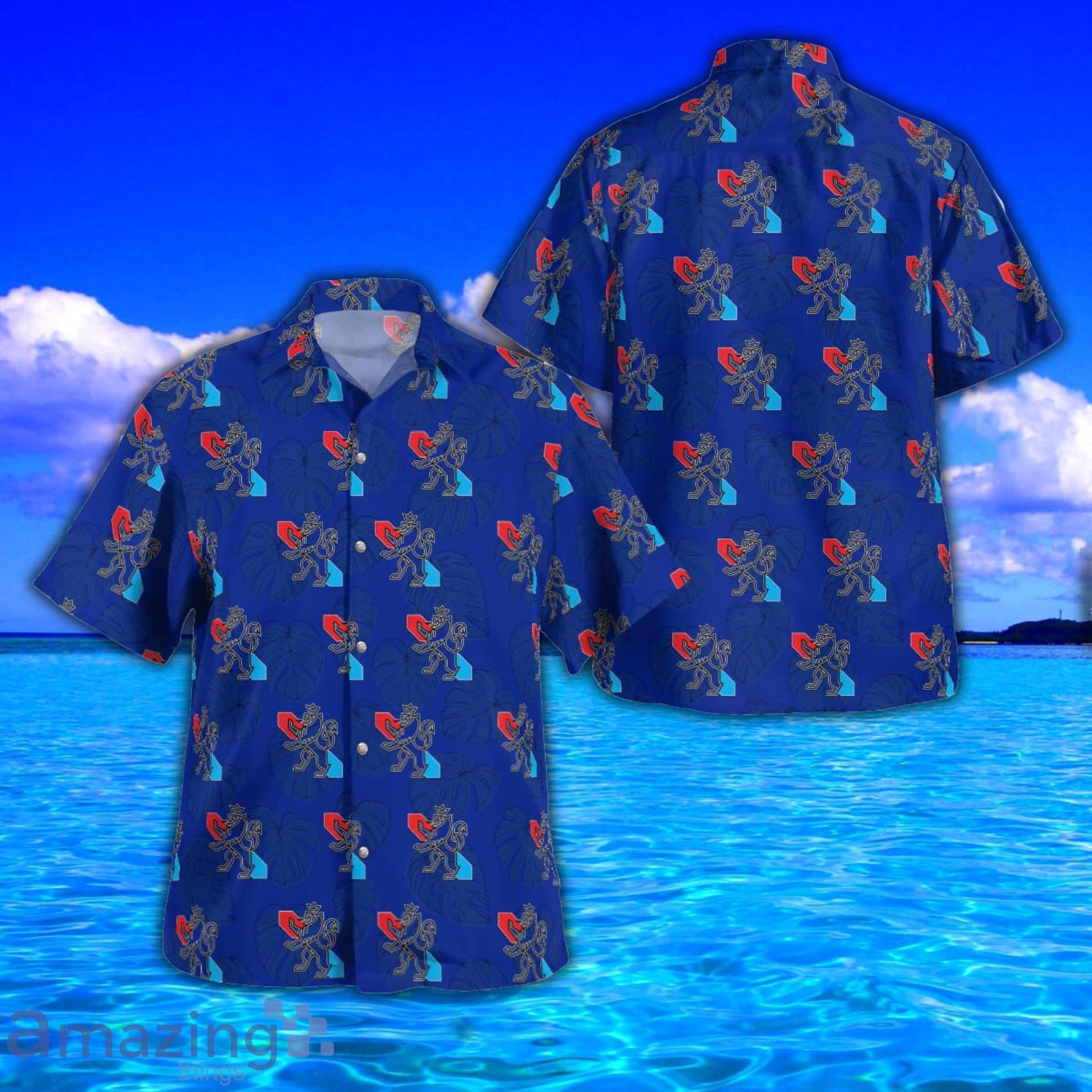 Grand Ducal Police Tropical Style Full Print Hawaiian Shirt Vs Short Set Product Photo 1