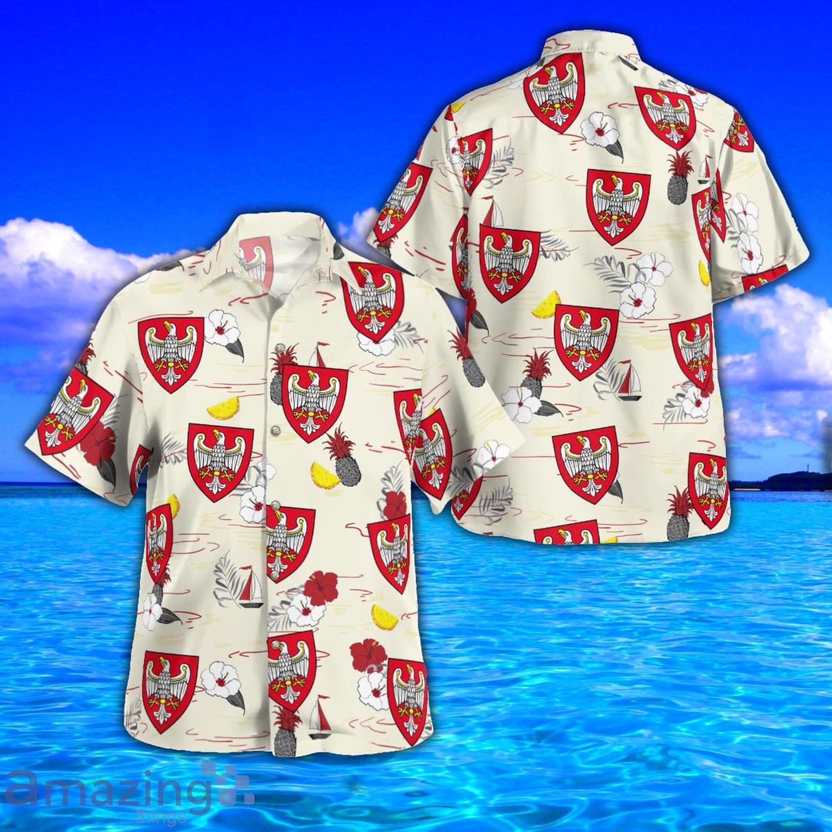Greater Poland Voivodeship Tropical Style Hawaiian Shirt Product Photo 1