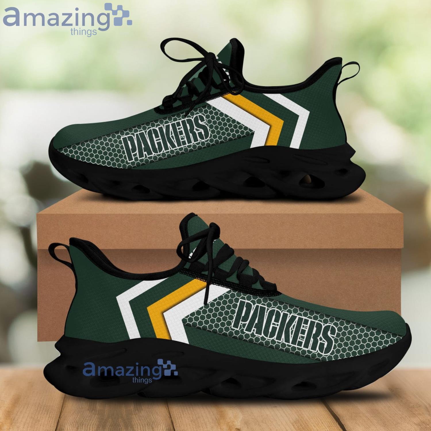 Green Bay Packers Sport Fans Air Max Shoes Running Sneaker For Men And Women