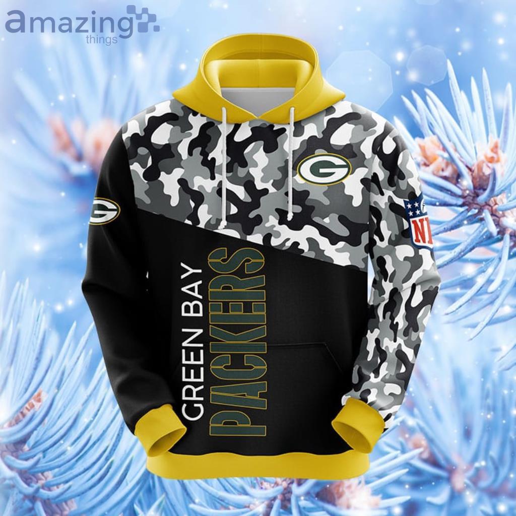 Green Bay Packers Hoodie All Over Print in 2023