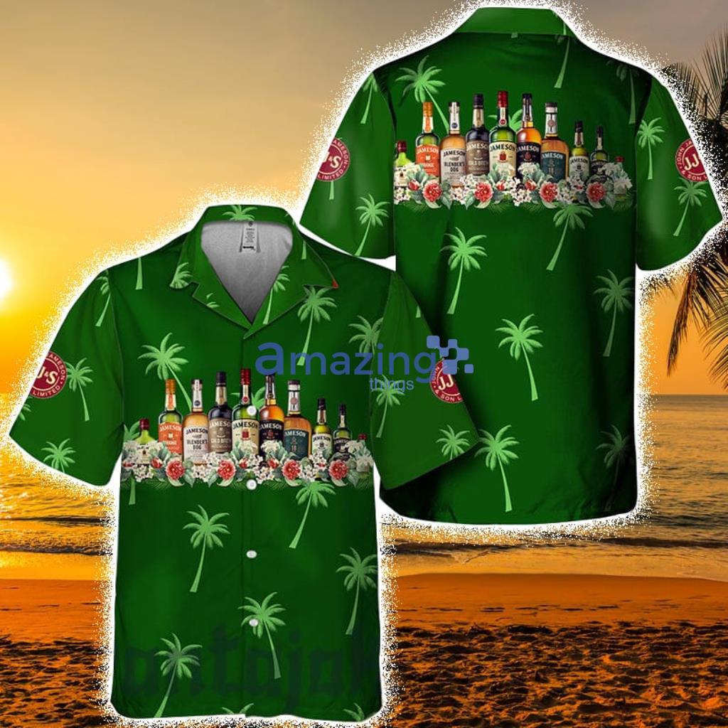 Green Palm Tree Jameson Hawaiian Shirt For Men And Women Product Photo 1