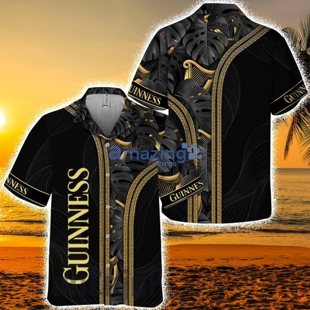 Guinness Tropical Monstera Hawaiian Shirt For Men And Women Product Photo 1