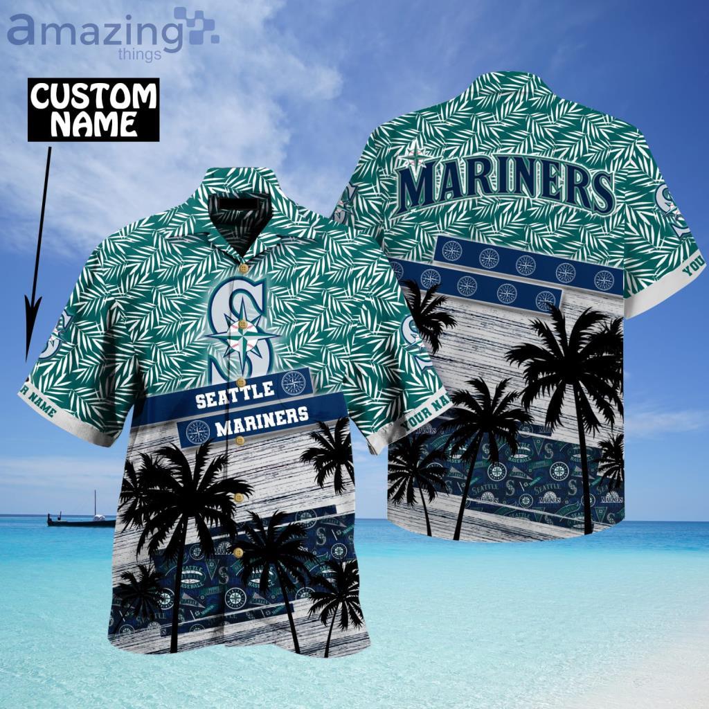 Custom Name Seattle Mariners MLB Cheap Hawaiian Shirt For Men