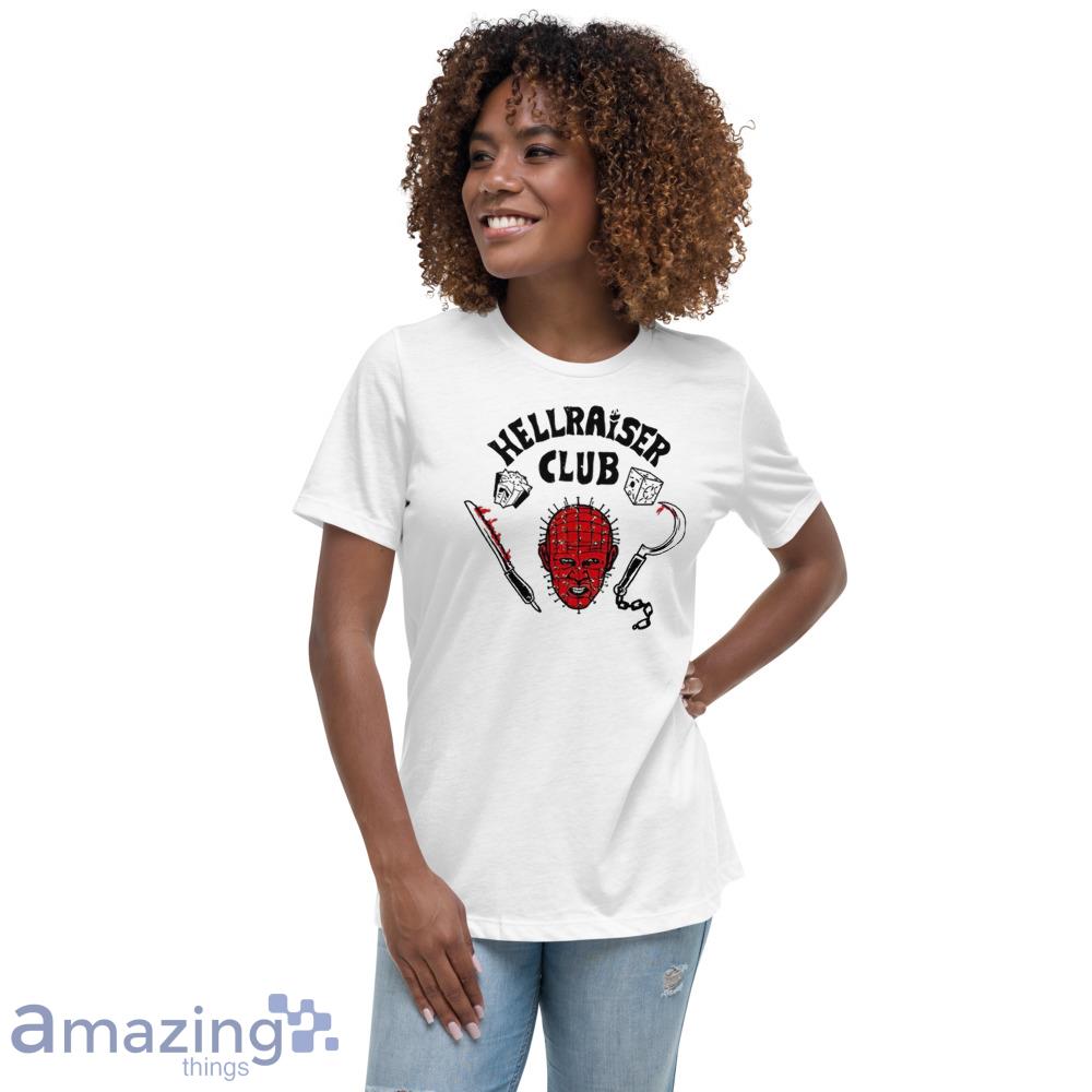 Hellraiser Club Stranger things shirt image Hellraiser Club Stranger things shirt - Womens Relaxed Short Sleeve Jersey Tee