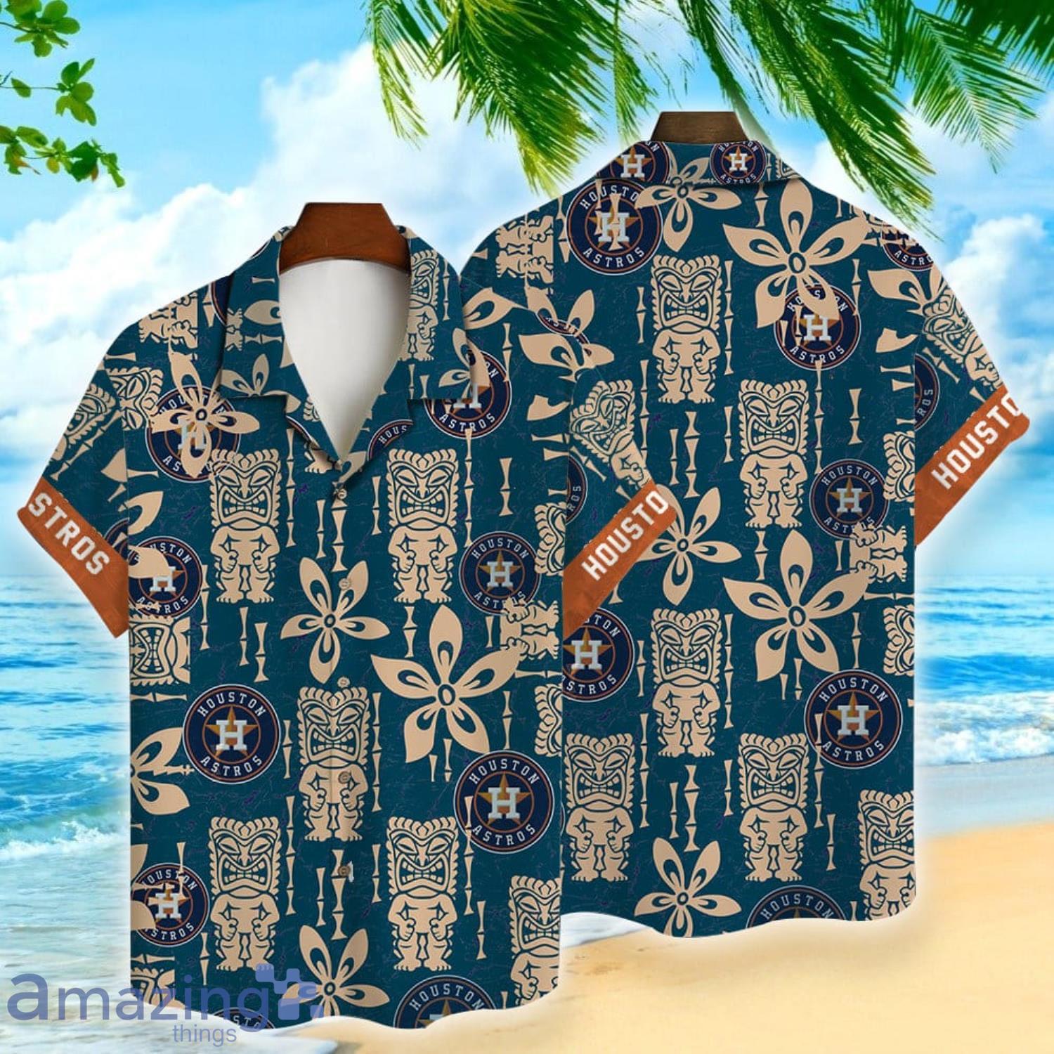 Houston Astros MLB Tiki Mask Tropical Pattern Hawaiian Shirt, Baseball Shirt  For Men Women - The Clothes You'll Ever Need