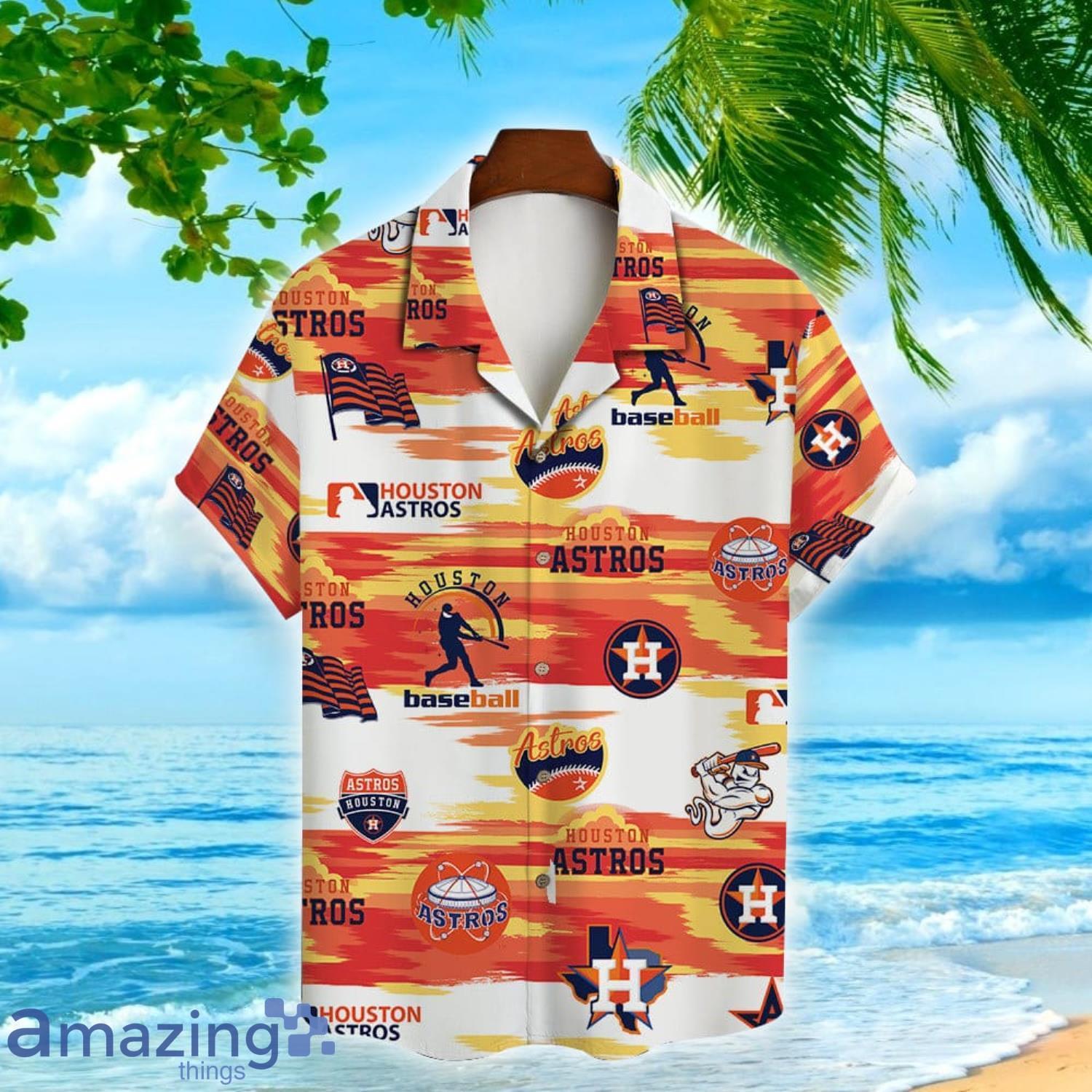 Houston Astros And Baby Yoda Summer Beach Matching Astros Hawaiian Shirt -  Bunbotee