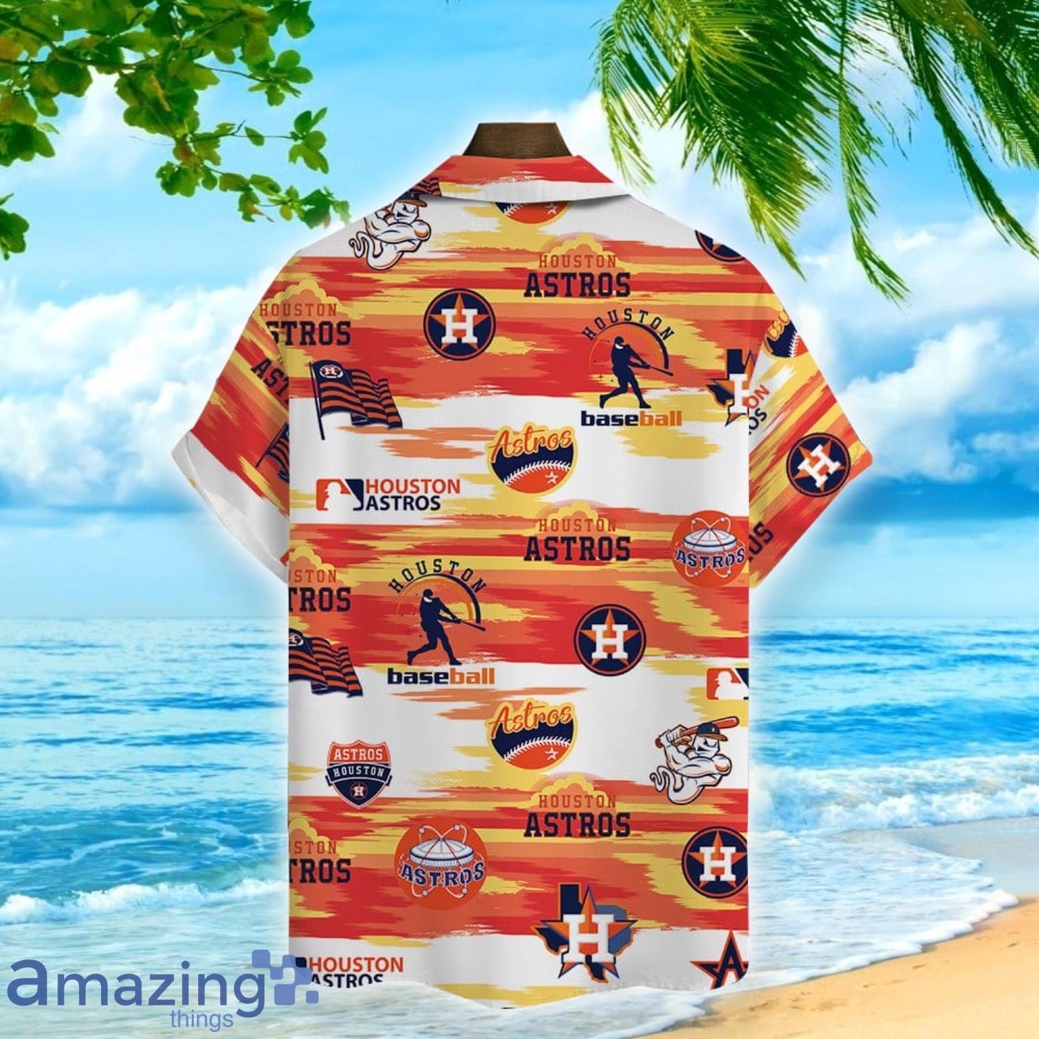 Houston Astros Major League Baseball 3D Print Hawaiian Shirt - Limotees