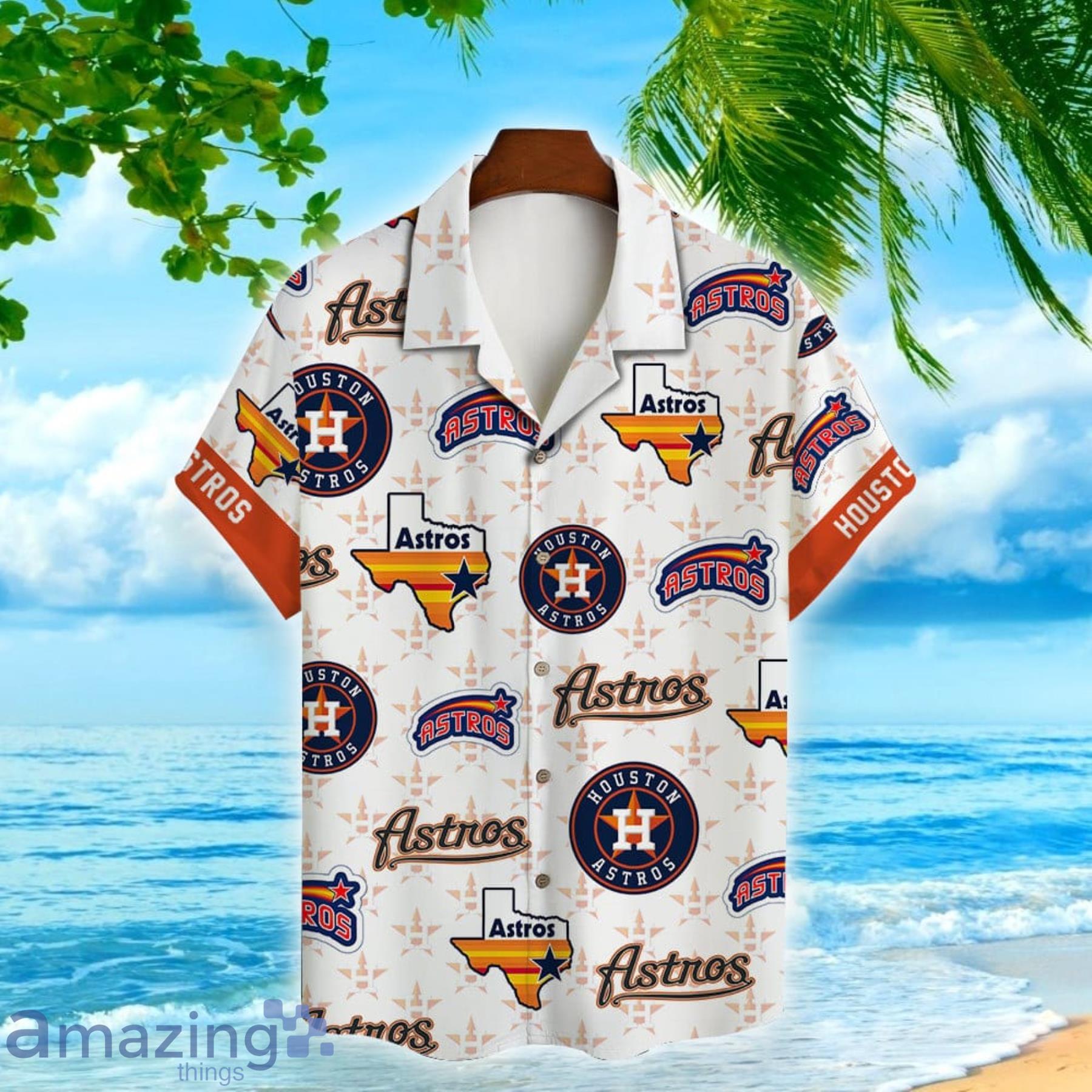 Houston Astros MLB Custom Name Hawaiian Shirt Best Gift For Fans