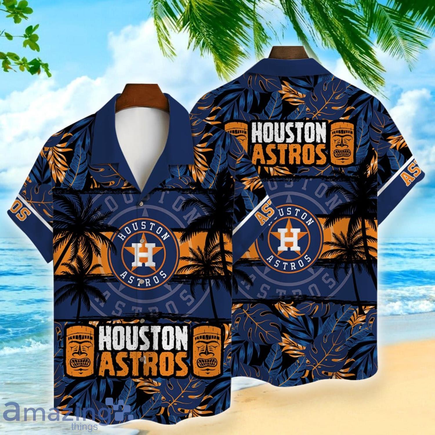 Major League Baseball Tropical Floral 2023 Astros Hawaiian Shirt