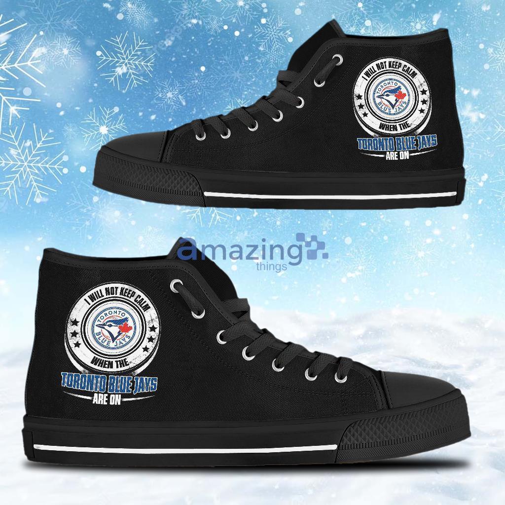 MLB Toronto Blue Jays White And Blue Air Jordan Hightop Shoes Gift For Fans