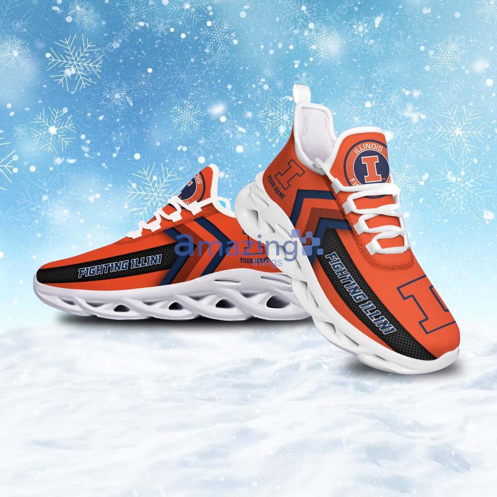 Illinois Fighting Illini Personalized Custom Name Max Soul Shoes For Fans image Illinois Fighting Illini Personalized Custom Name Max Soul Shoes For Fans Product Photo 2