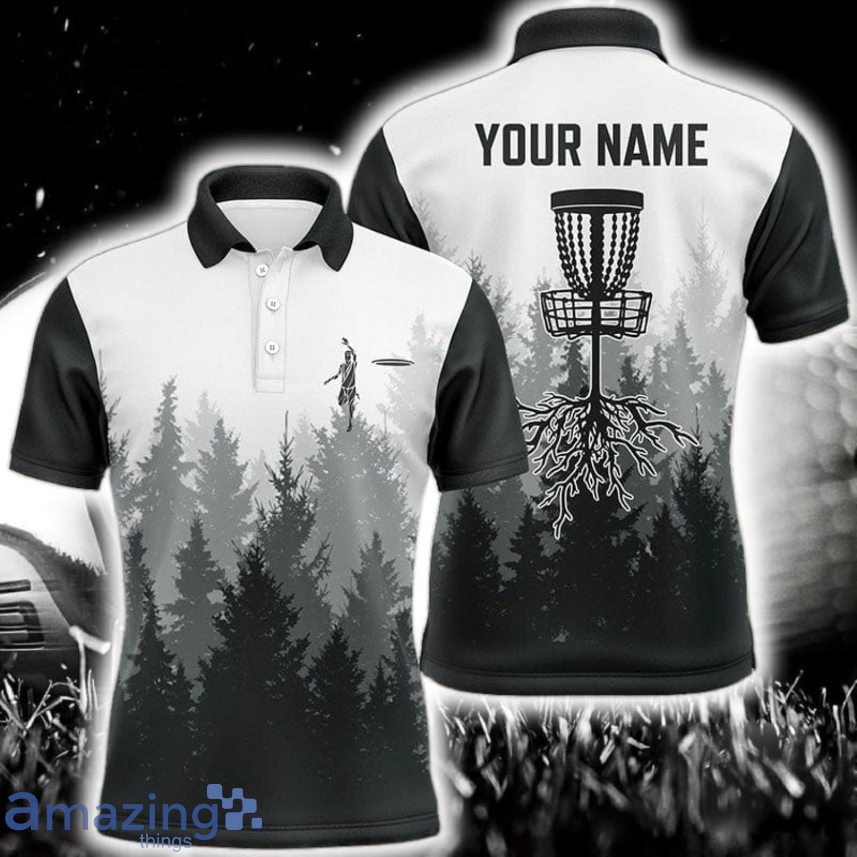 In The Woods Custom Name Polo Shirt For Men And Women Gift For Golfer Product Photo 1