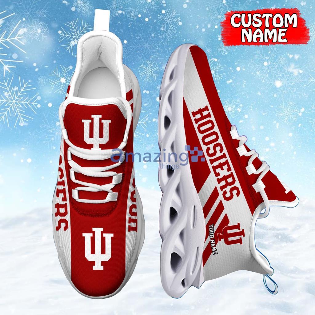 Indiana Hoosiers Custom Name Personalized Max Soul Shoes For Men And Women image Indiana Hoosiers Custom Name Personalized Max Soul Shoes For Men And Women Product Photo 2