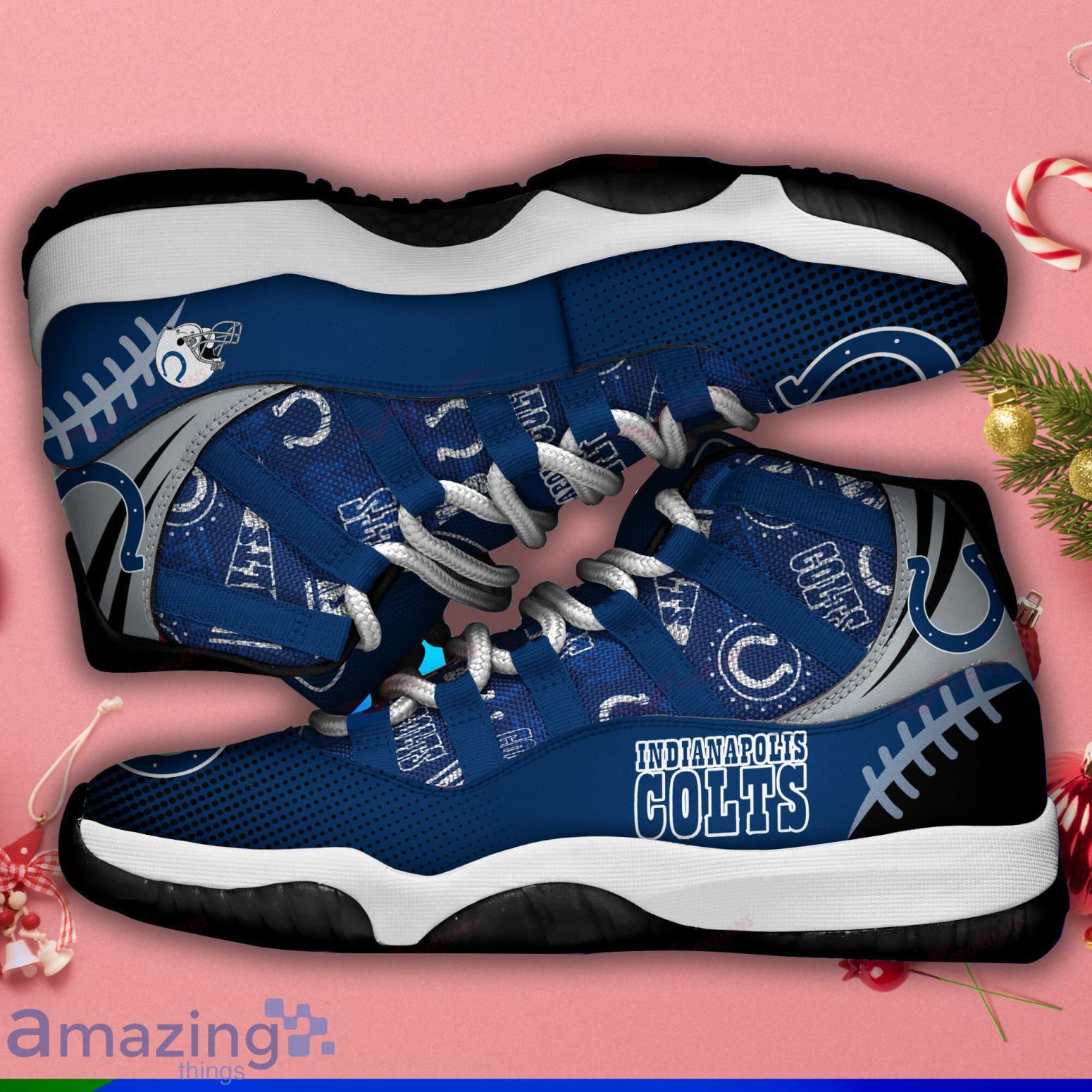 Indianapolis Colts NFL Air Jordan 11 Shoes Sport Running Shoes For Men And Women Product Photo 1