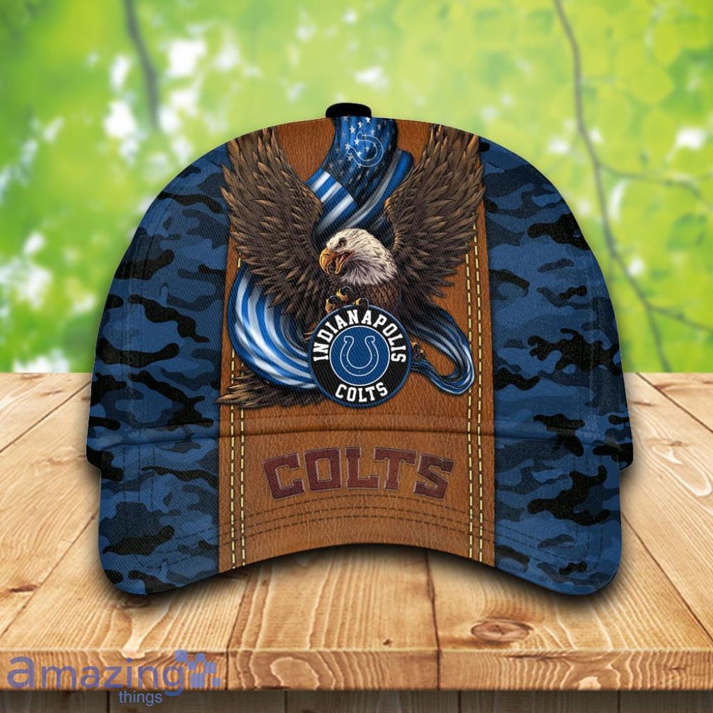 Indianapolis Colts-Personalized NFL Camo Cap 3D Gift For Fans Product Photo 1