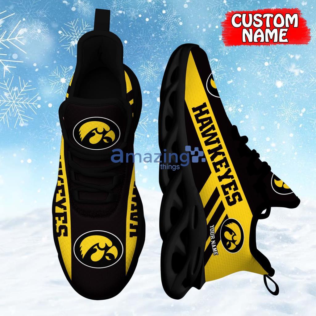 Iowa Hawkeyes Custom Name Personalized Running Sneaker Max Soul Shoes Gift For Men And Women Product Photo 1