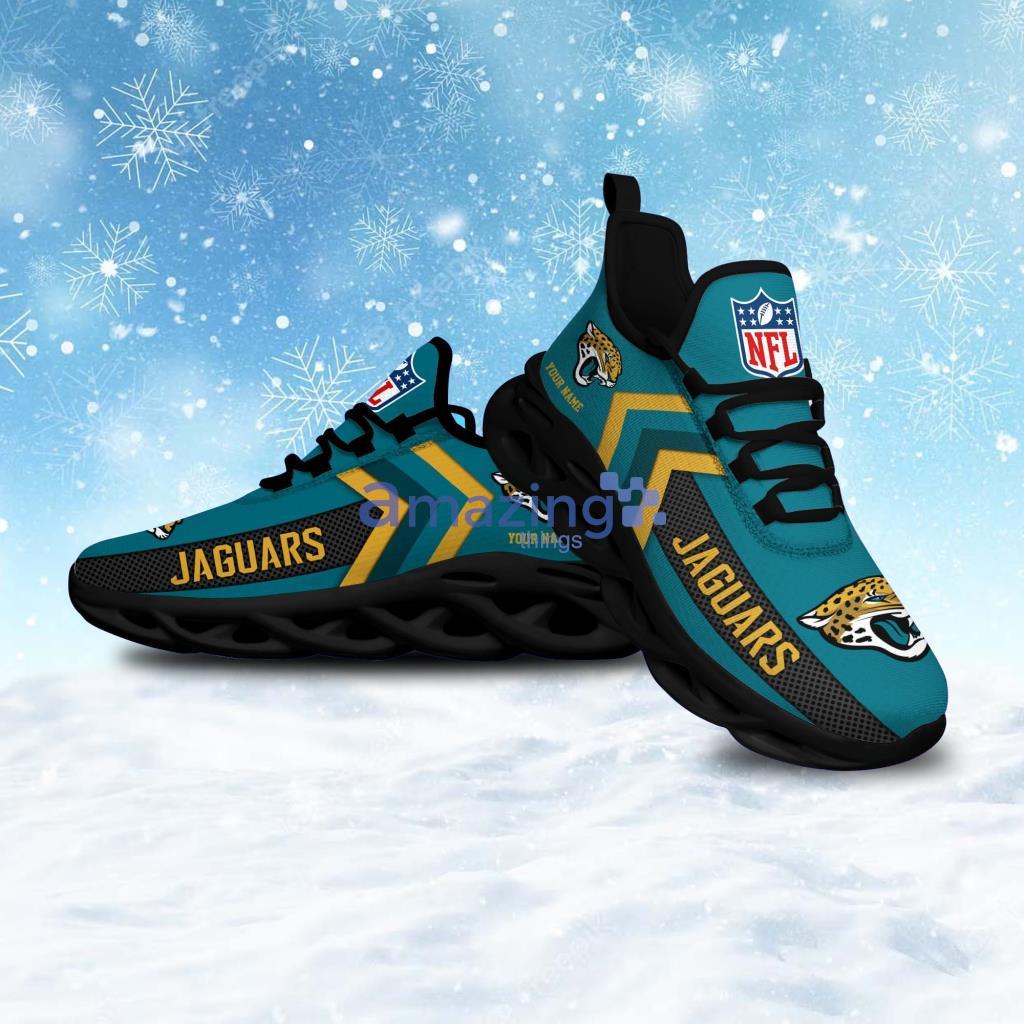 Jacksonville Jaguars Personalized Max Soul Shoes and Cap Allover Print For Fans Product Photo 1