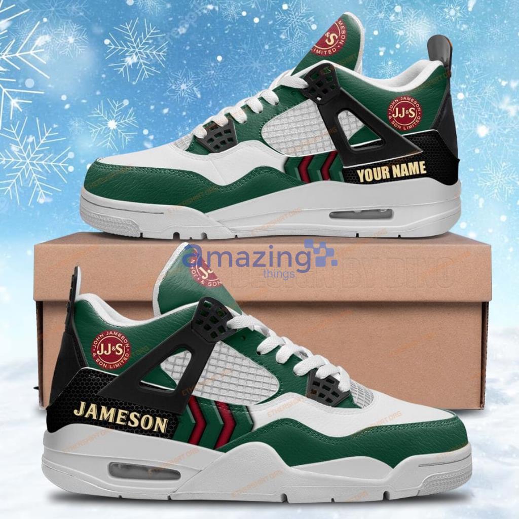 Jameson Custom Name Air Jordan 4 Sneaker Shoes For Men And Women