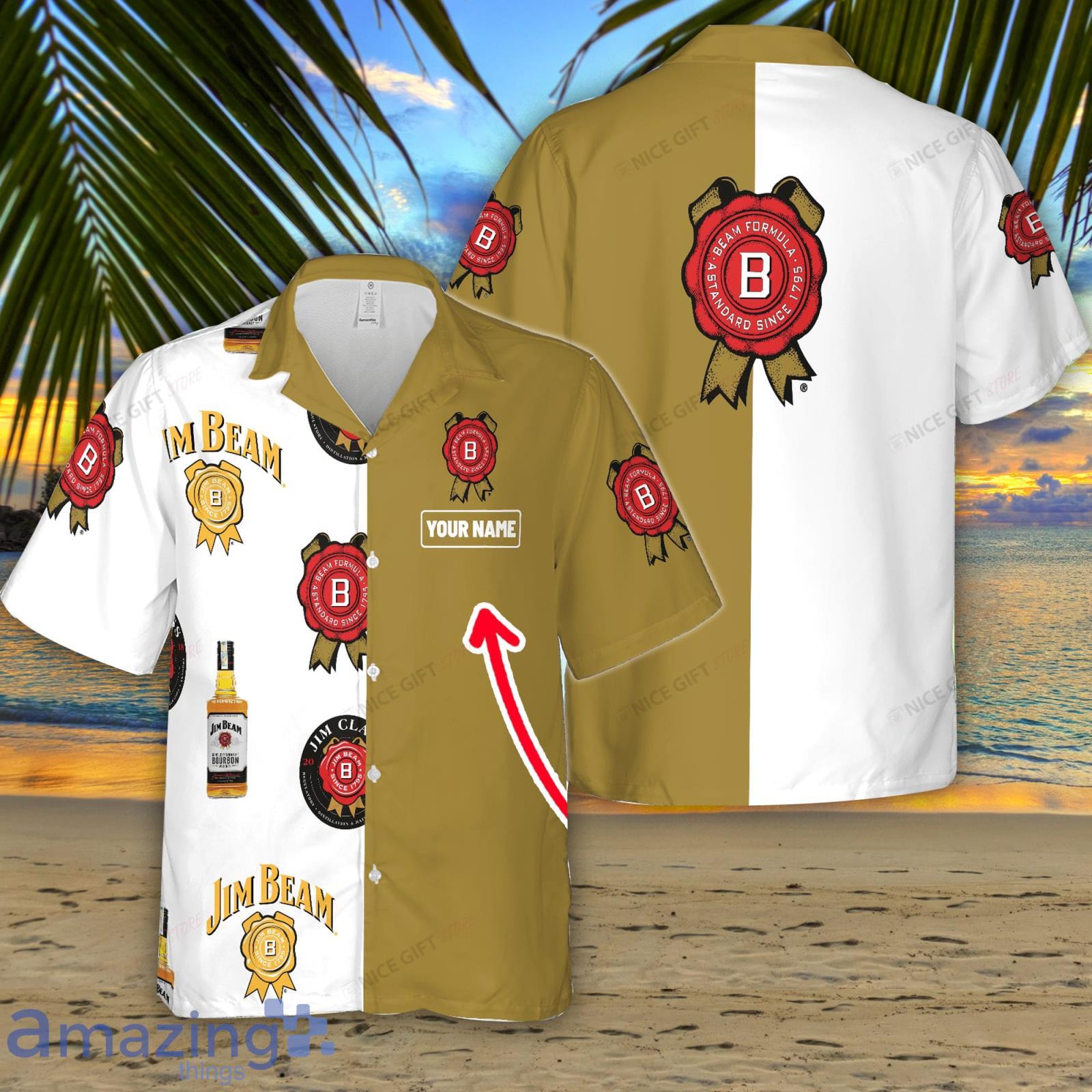 Jim Beam Logo All Over Print Hawaiian Shirt Summer Gift Beach Shirt Product Photo 1 Jim Beam Logo All Over Print Hawaiian Shirt Summer Gift Beach Shirt Product Photo 1