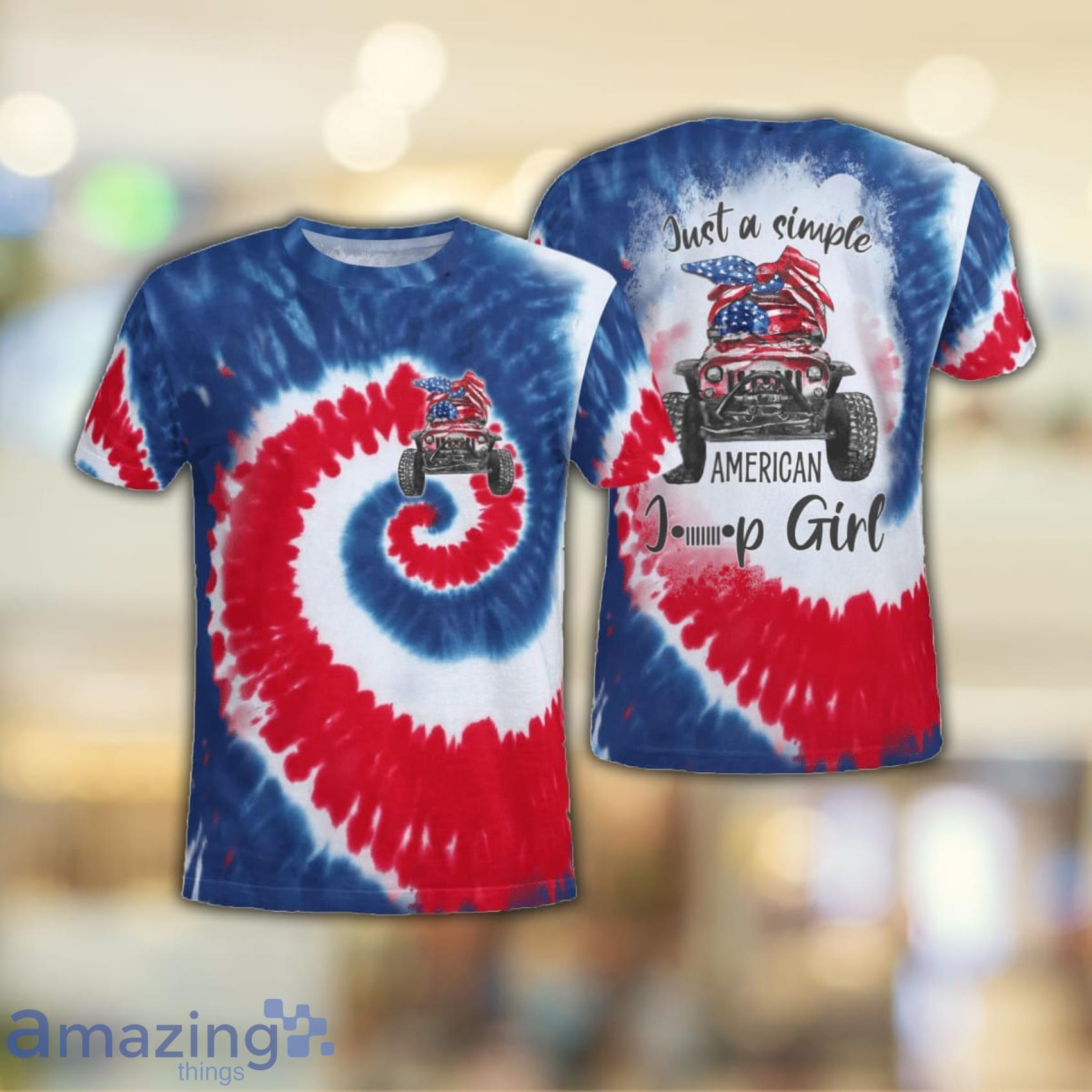  Jp 4th Of July All Over Print 3D T-Shirt Product Photo 1