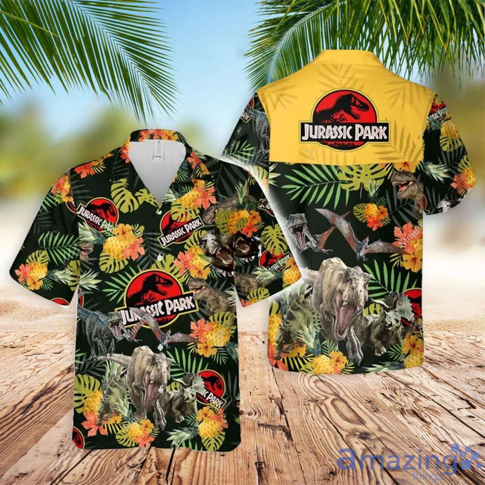 Jurassic park 2024 floral shirt