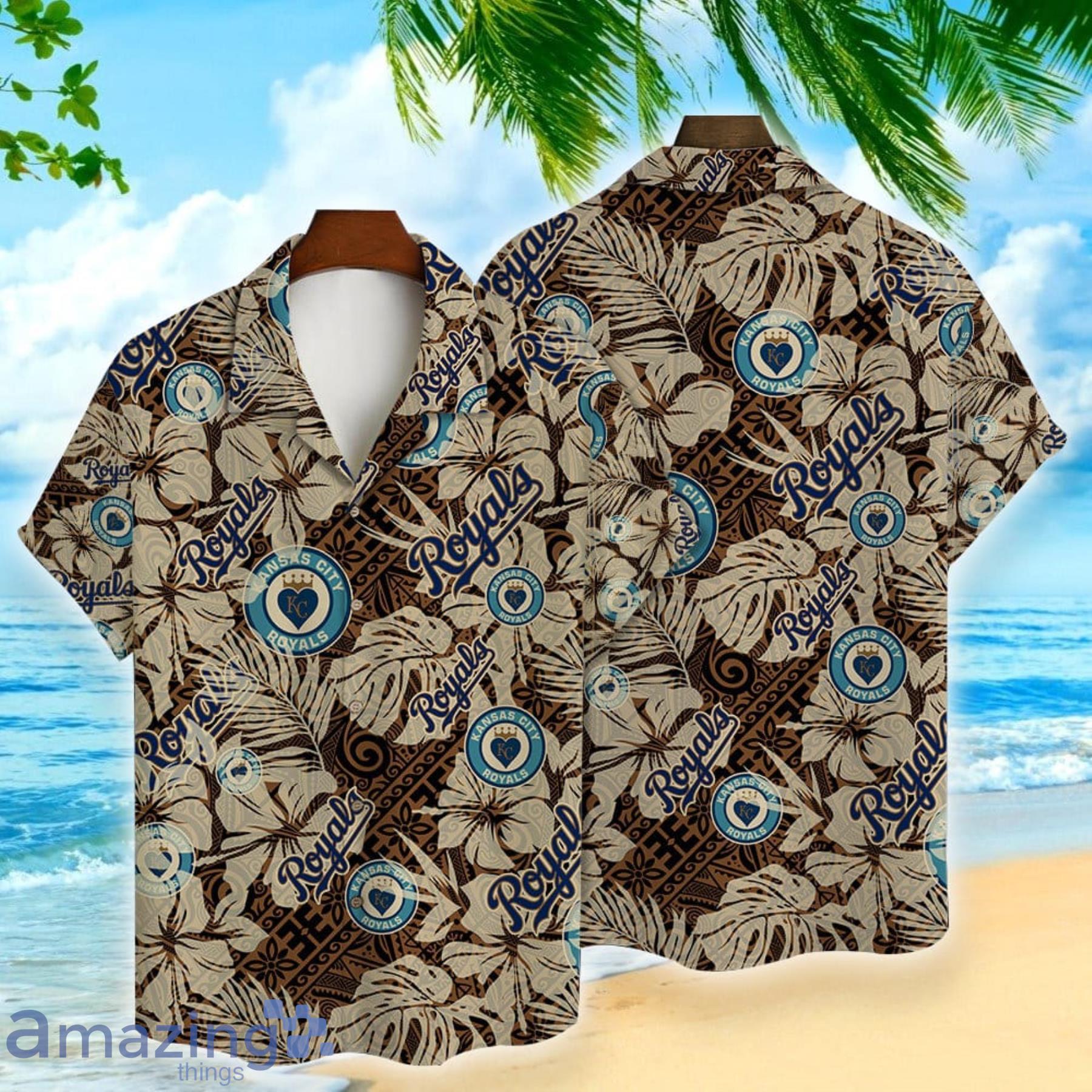 MLB Kansas City Royals Tropical Hibiscus Hawaiian Shirt For Sport Fans