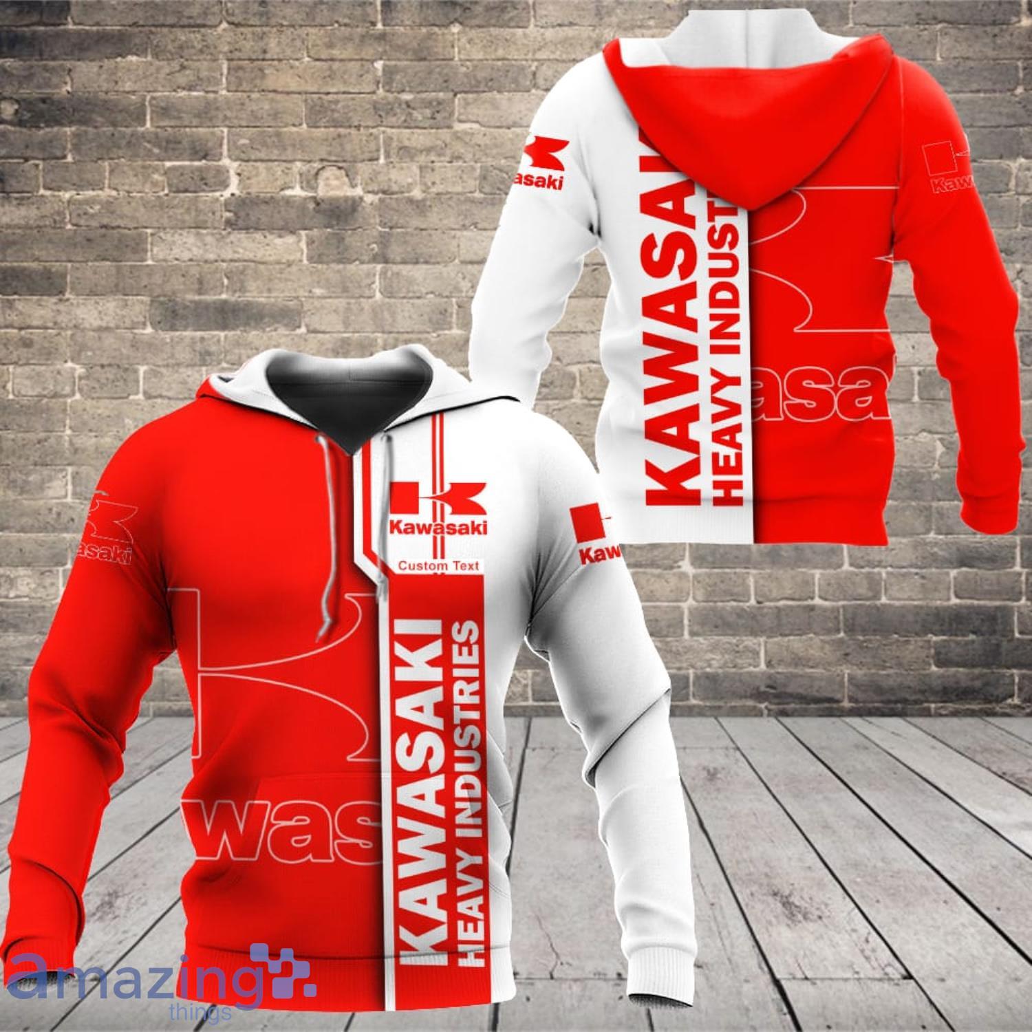 Kawasaki Heavy Industries 3D All Over Printed Custom Name T-Shirt Sweatshirt Hoodie Bomber Product Photo 1