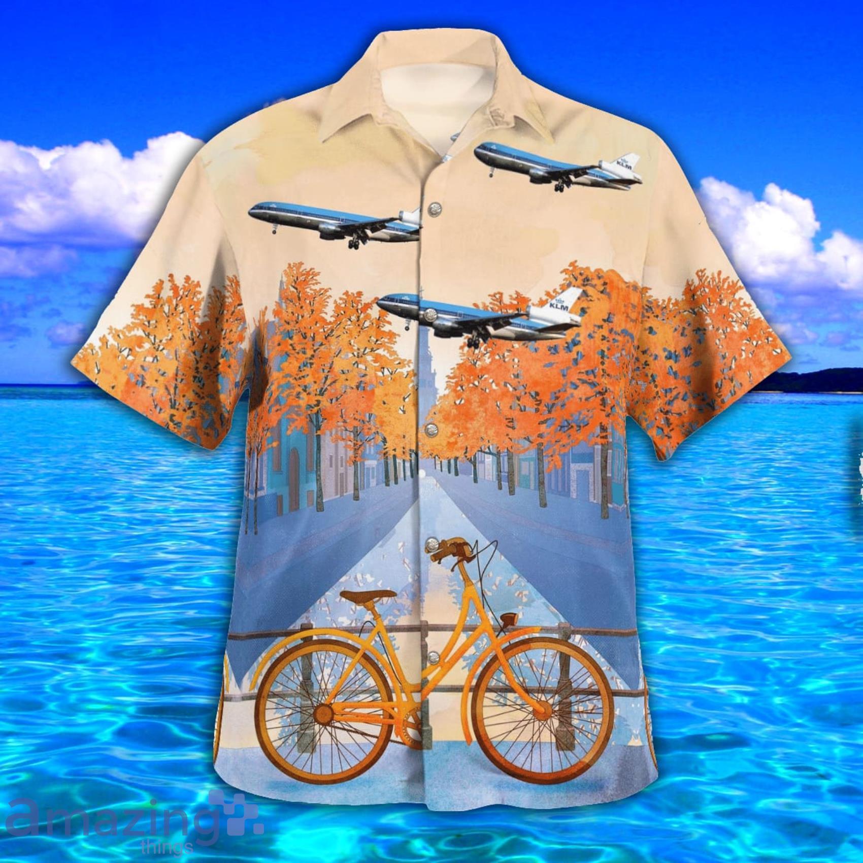 KLM Royal Dutch Airlines McDonnell Douglas DC 10 30 Hawaiian Shirt And Beach Short image KLM Royal Dutch Airlines McDonnell Douglas DC-10-30 Hawaiian Shirt And Beach Short Product Photo 3