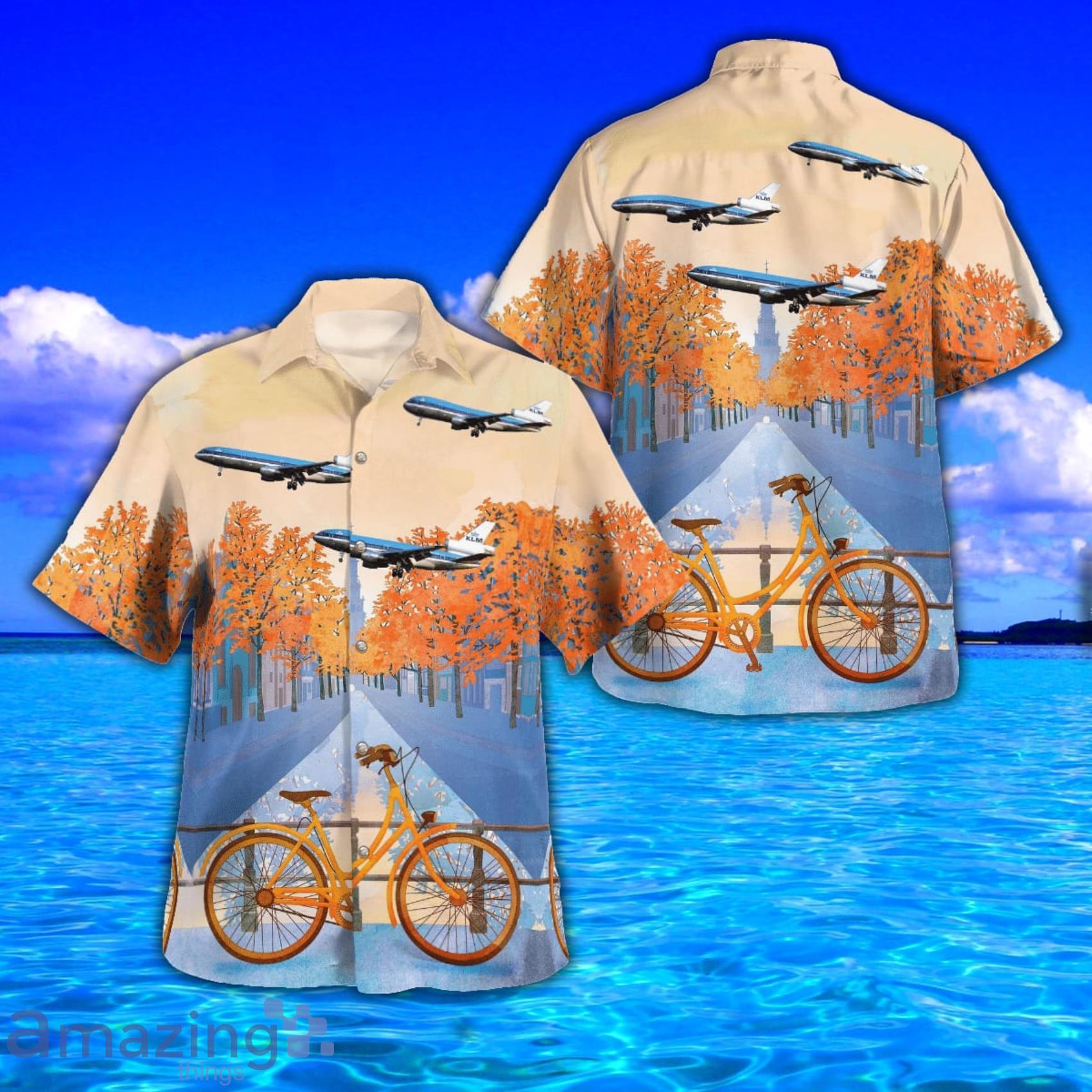 KLM Royal Dutch Airlines McDonnell Douglas DC-10-30 Hawaiian Shirt And Beach Short Product Photo 1 KLM Royal Dutch Airlines McDonnell Douglas DC-10-30 Hawaiian Shirt And Beach Short Product Photo 1