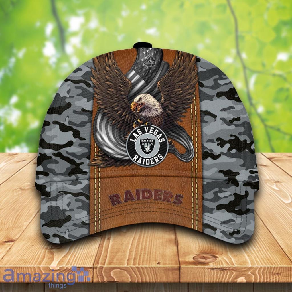 Las Vegas Raiders-Personalized NFL Camo Cap 3D Gift For Fans Product Photo 1