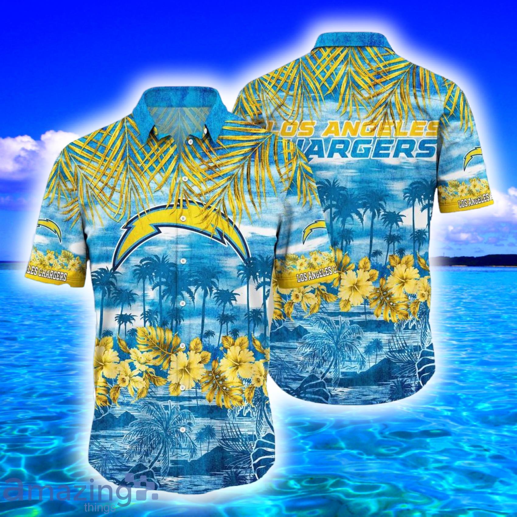 Los Angeles Chargers NFL Flower All Over Print Unisex Hawaiian