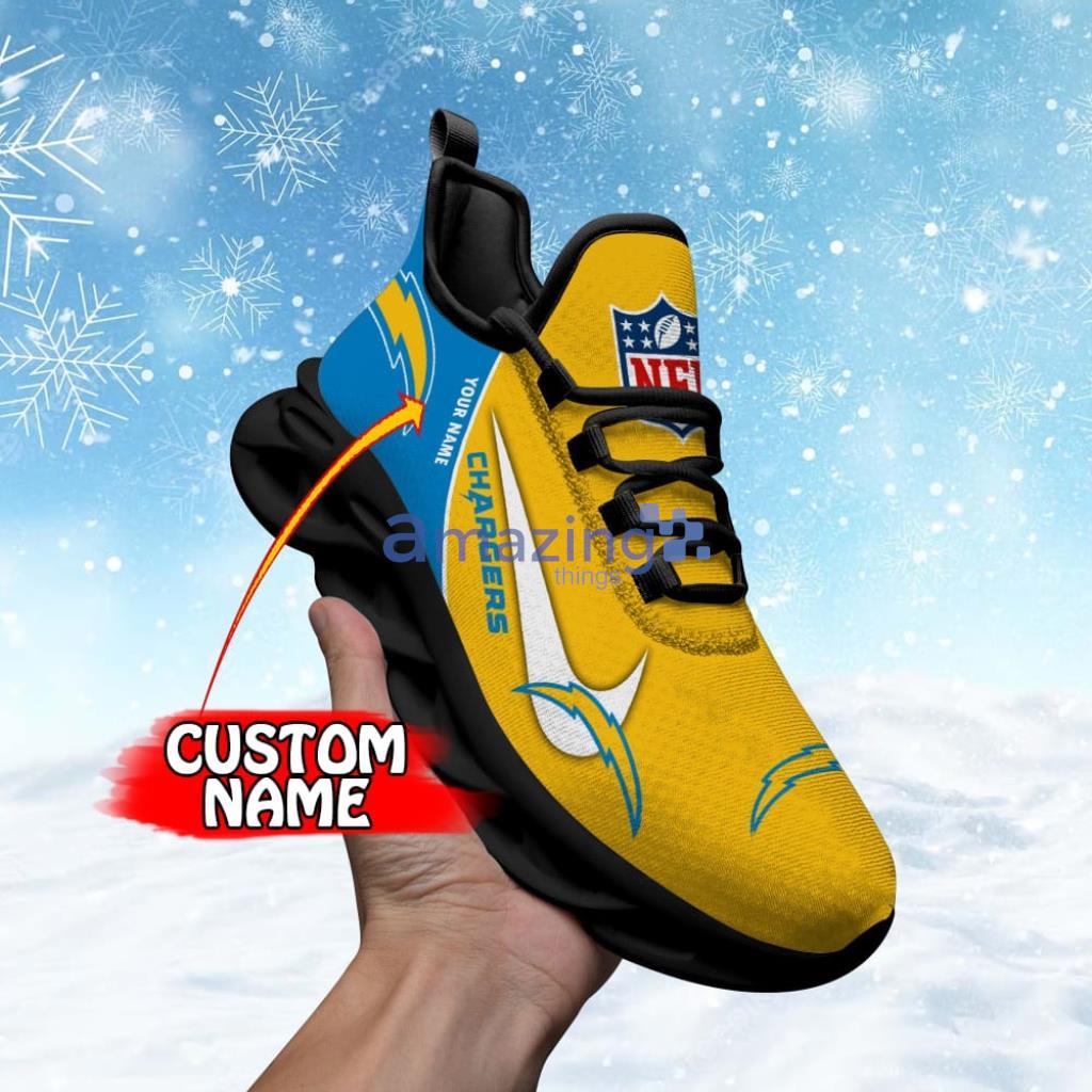 Los Angeles Chargers Personalized Luxury NFL Max Soul Shoes Gift For Fans Product Photo 1