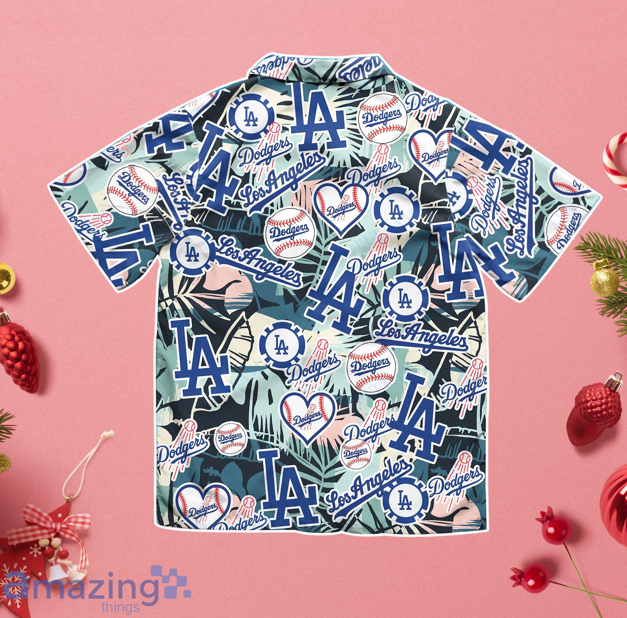 Los Angeles Dodgers Aloha Men And Women Hawaiian Shirt Gift For Summer Vacation image Los Angeles Dodgers Aloha Men And Women Hawaiian Shirt Gift For Summer Vacation Product Photo 3