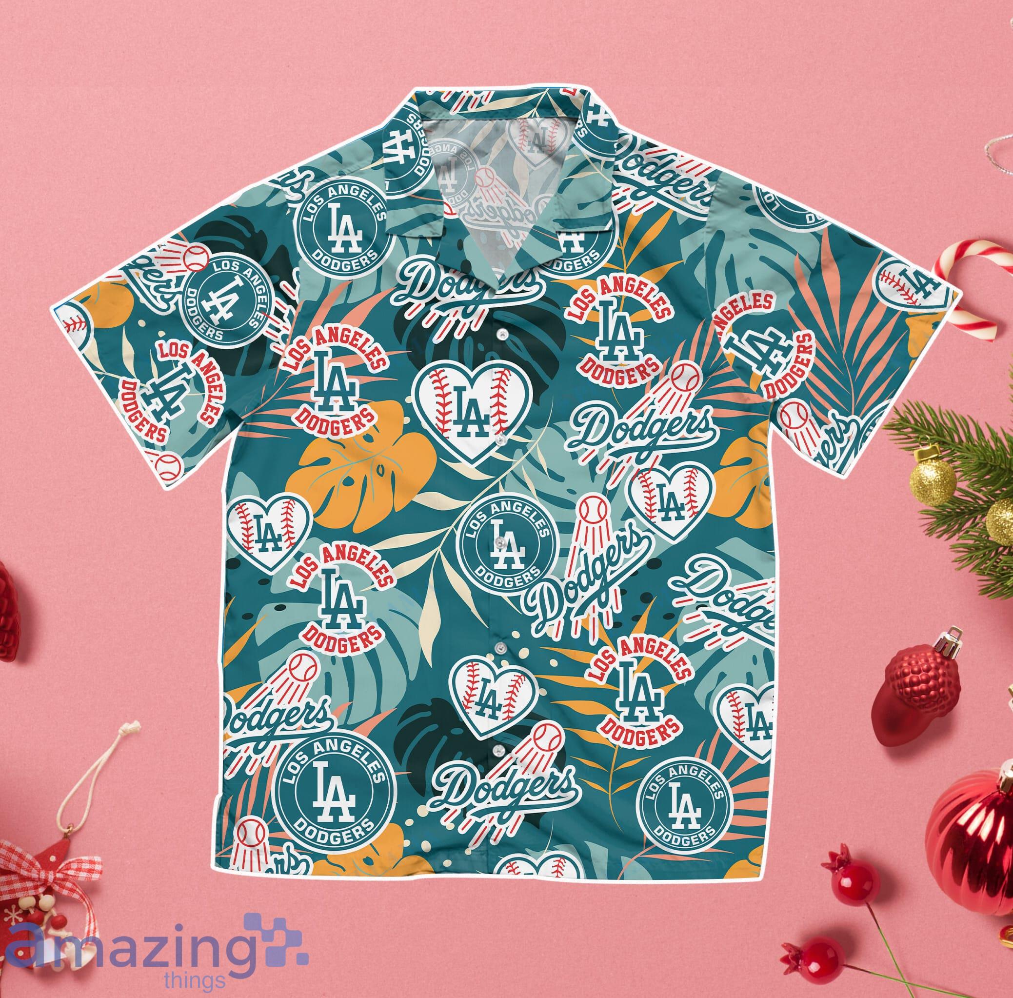 LA Dodgers Hawaiian shirt,, summer shirt 3d,, summer gift aloha hawaiian