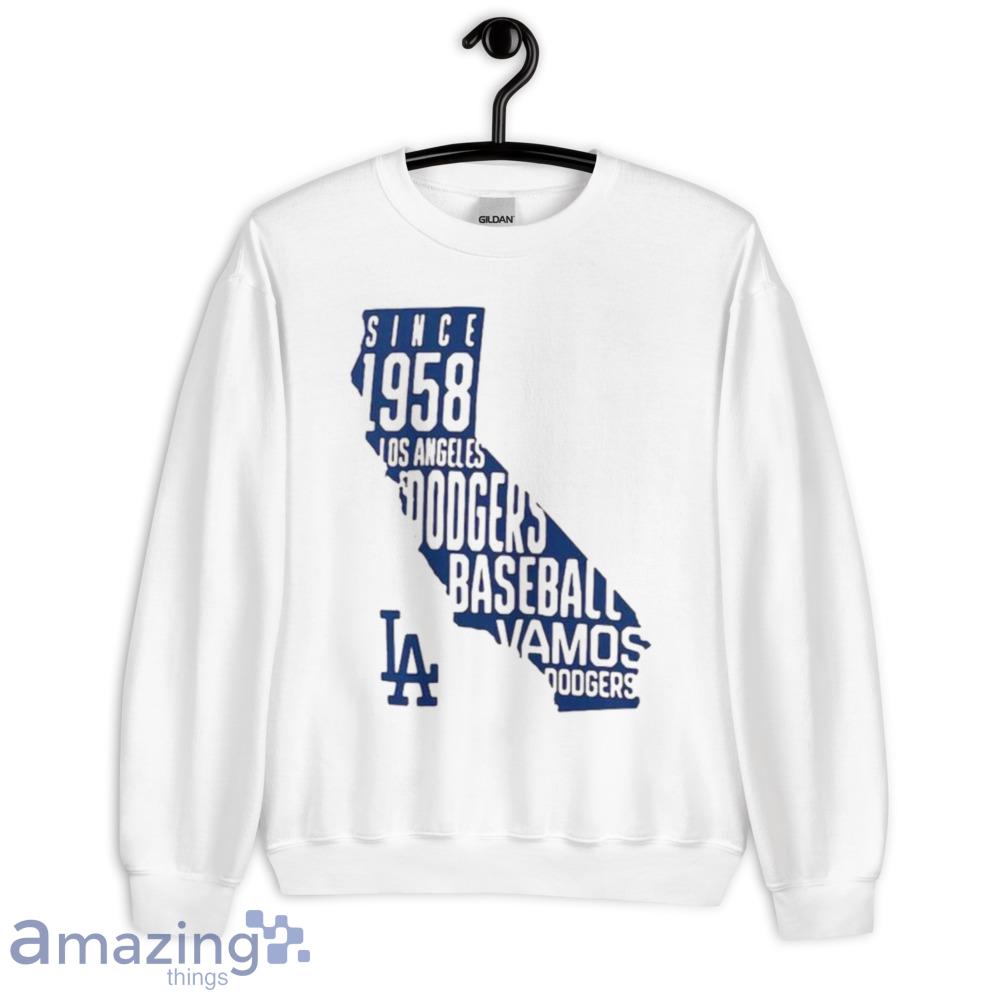 Los Angeles Dodgers Baseball Vamos Dodgers Since 1958 Map Shirt, hoodie,  sweater, long sleeve and tank top
