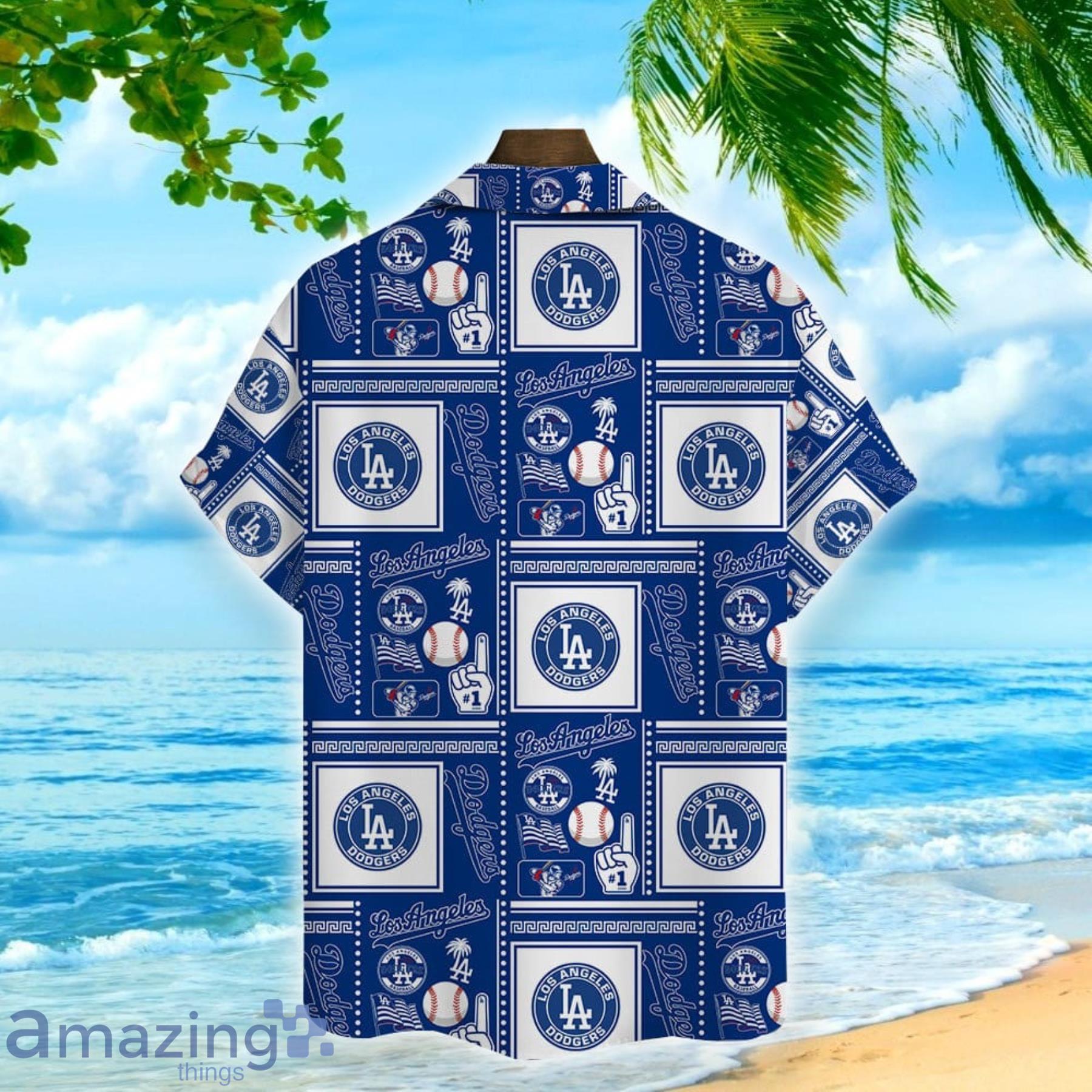Los Angeles Dodgers Lover Hawaiian Shirt Best Summer Gift For Fans image Los Angeles Dodgers Lover Hawaiian Shirt Best Summer Gift For Fans Product Photo 3