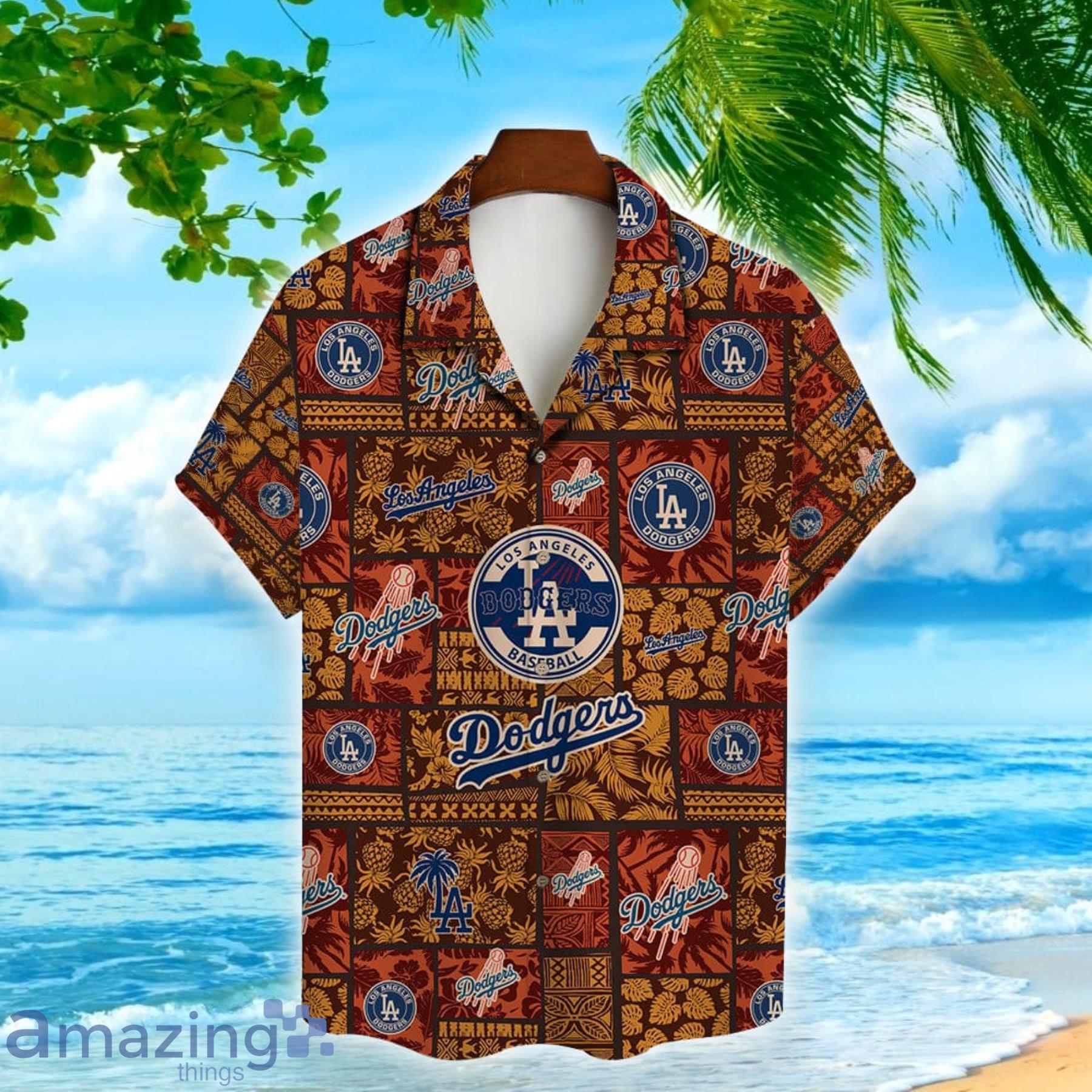 Los Angeles Dodgers Hawaiian Shirt MLB Stadium Pattern Vintage, LA Dodgers Hawaiian  Shirt