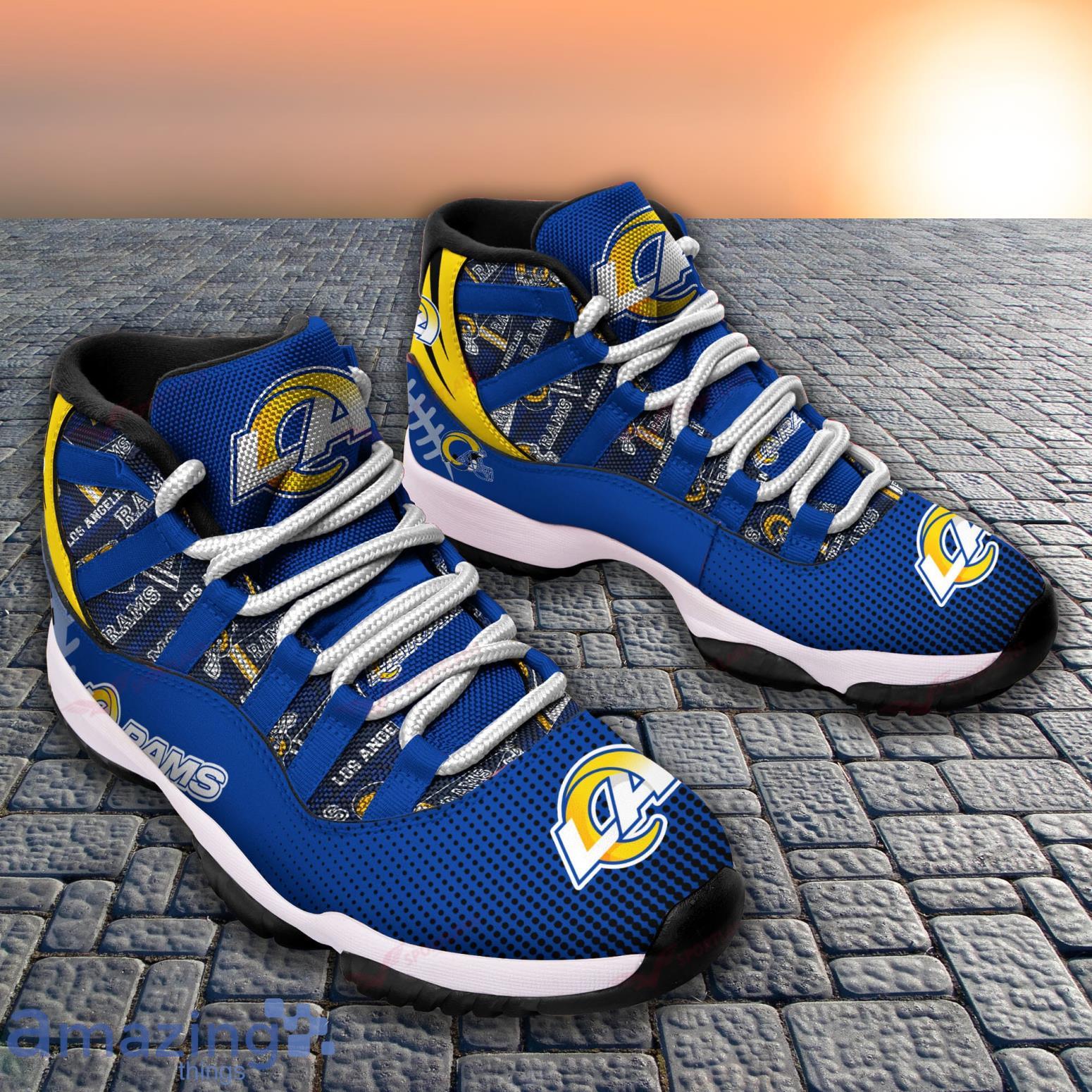 Los Angeles Rams Air Jordan 11 Shoes in 2023