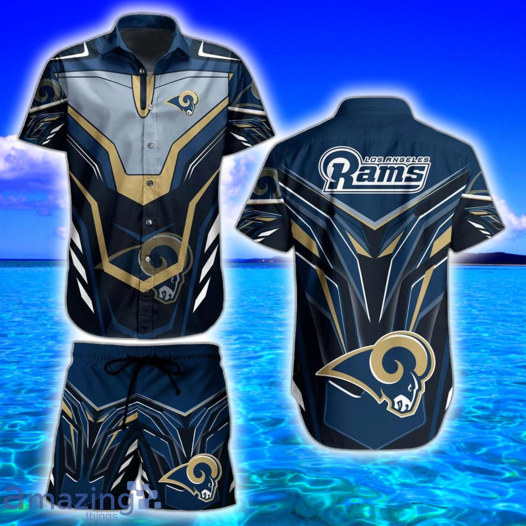 Los Angeles Rams NFL Design 6 Beach Hawaiian Shirt Men And Women