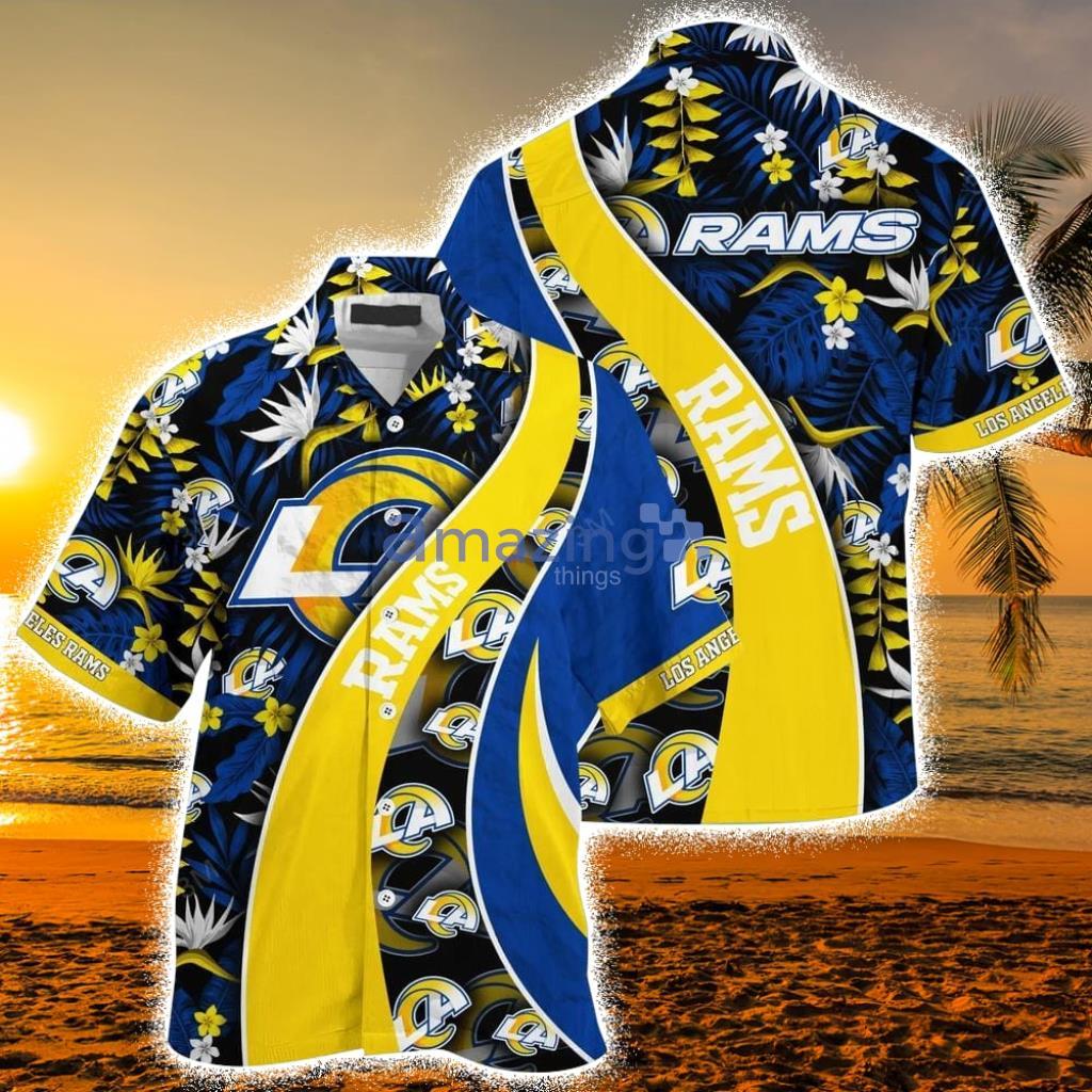 Los Angeles Rams NFL Graphic Tropical Pattern Style Summer 3D