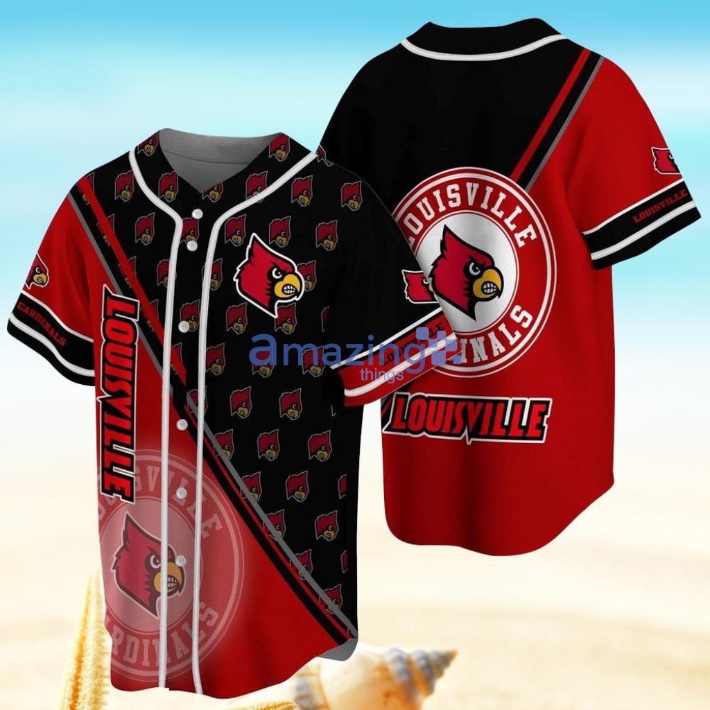 Louisville Cardinals NFL Baseball Jersey Shirt For Fans