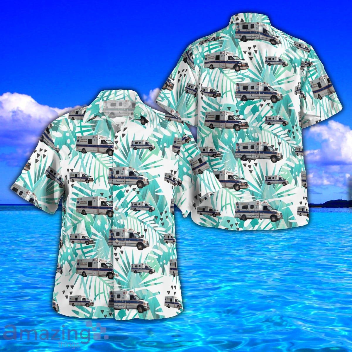 Lower Valley Ambulances AOP Aloha Hawaiian Shirt And Beach Short Product Photo 1