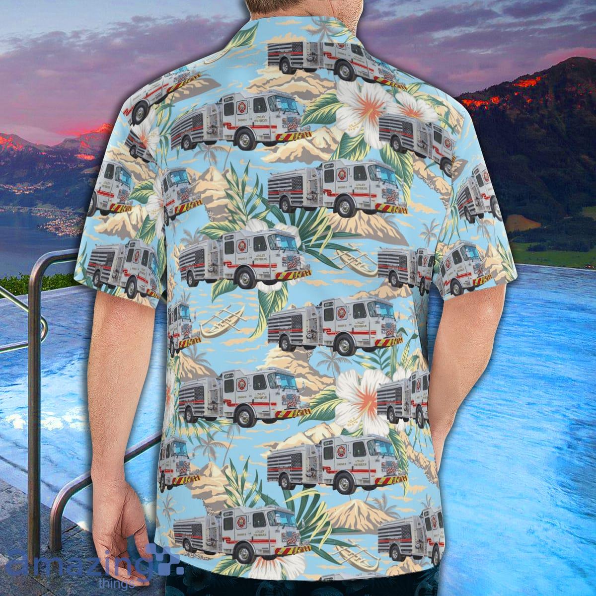 Loxley Volunteer Fire Department AOP Aloha Hawaiian Shirt And Beach Short image Loxley Volunteer Fire Department AOP Aloha Hawaiian Shirt And Beach Short Product Photo 2