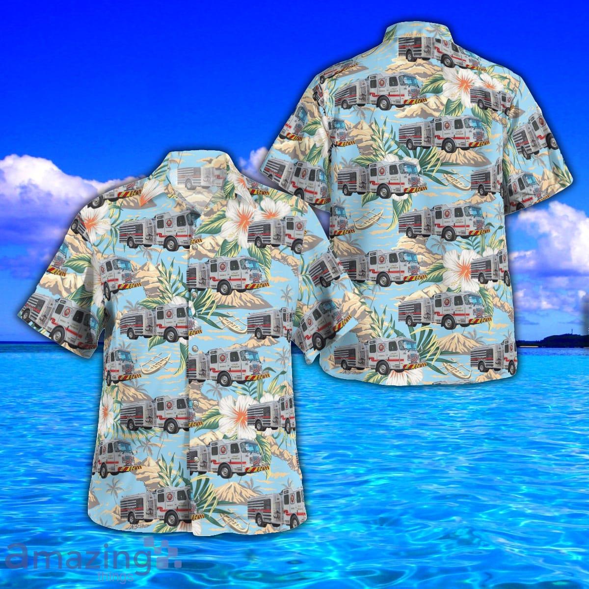 Loxley Volunteer Fire Department AOP Aloha Hawaiian Shirt And Beach Short Product Photo 1