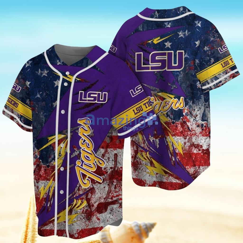 LSU TIGERS Classic Baseball Jersey Shirt in 2023