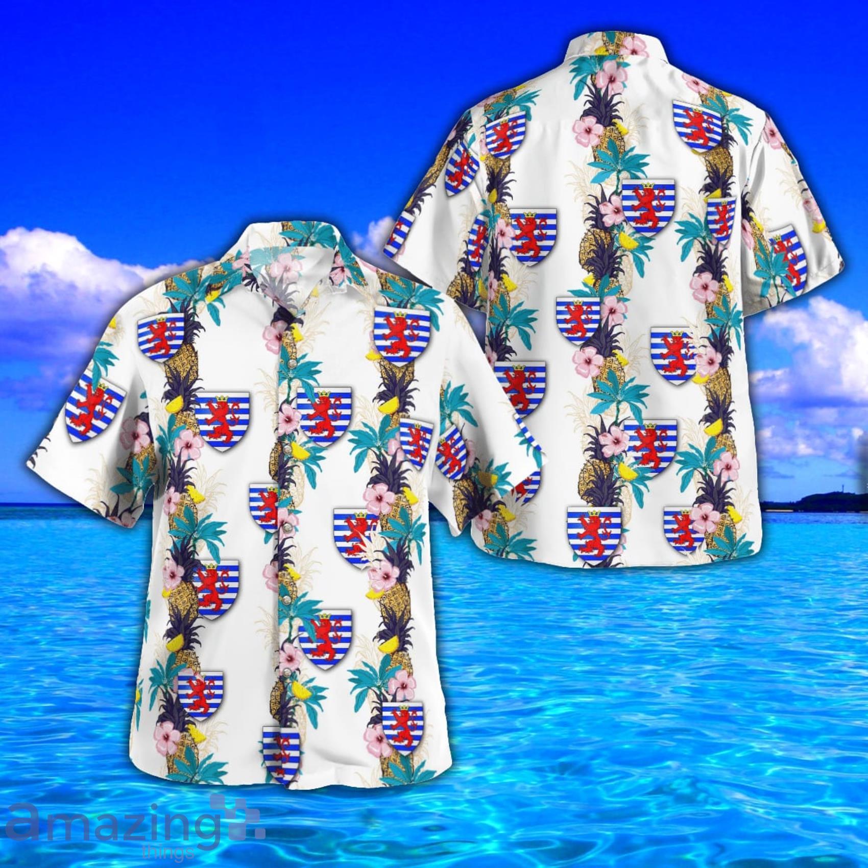 Luxembourg City Tropical Style Hawaiian Shirt Product Photo 1 Luxembourg City Tropical Style Hawaiian Shirt Product Photo 1