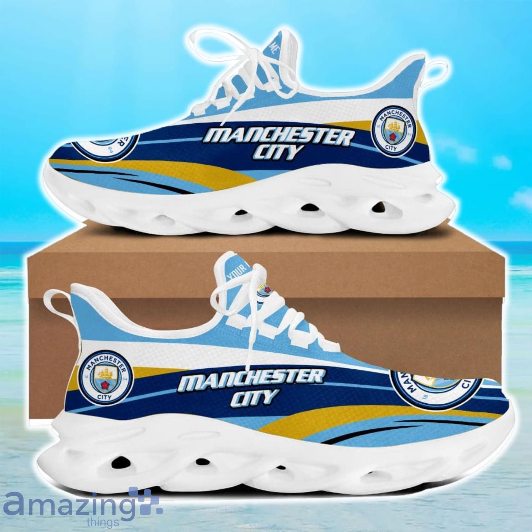 Manchester City Custom Name Simple Style Max Soul Shoes For Men And Women Product Photo 1
