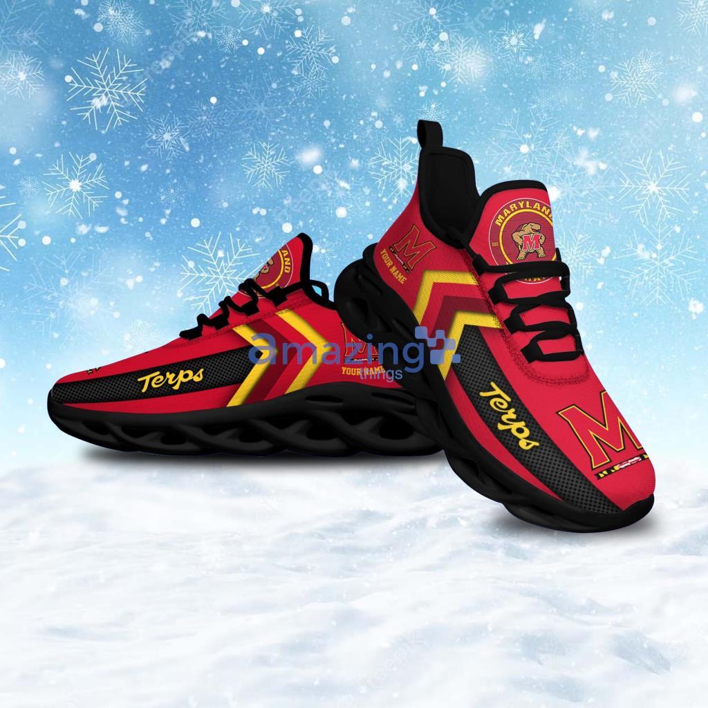 Maryland Terrapins Personalized Custom Name Max Soul Shoes For Fans Product Photo 1